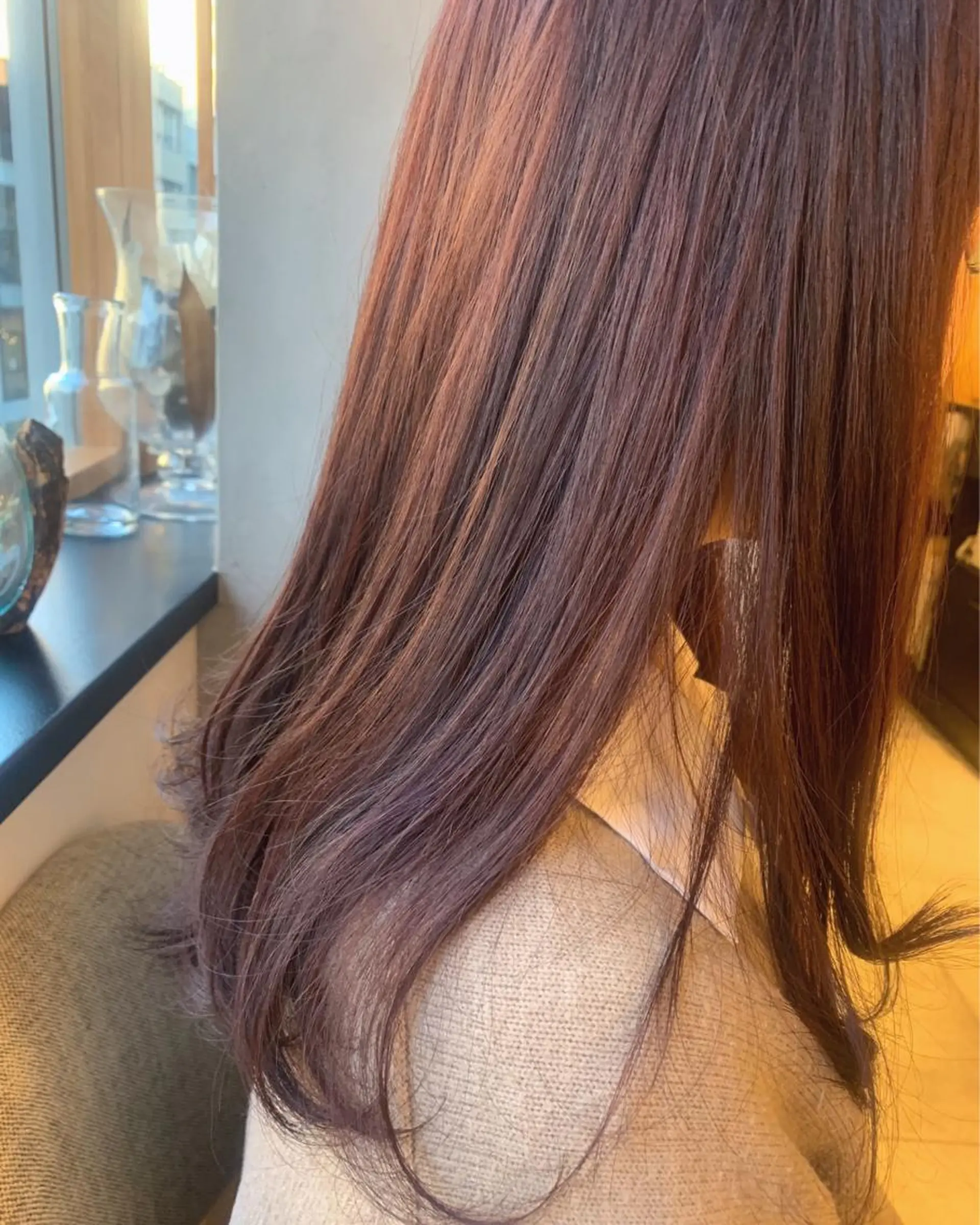 ミディアム カラー ブラウンカラー ピンクカラー ピンクブラウン タカミ荒子店所属・眉毛ワックス konomiの眉毛・アイブロウイメージ