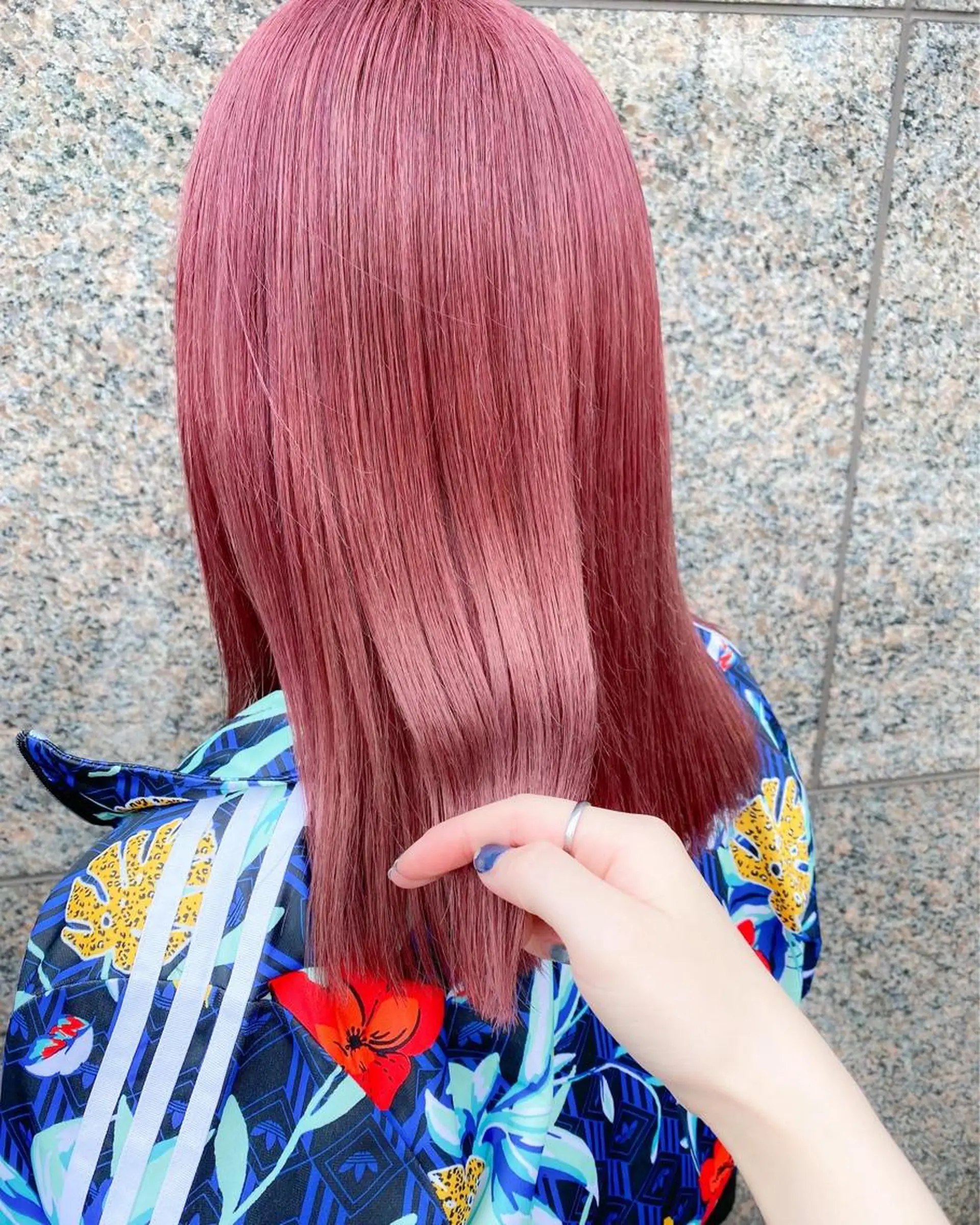 ミディアム カラー カット ヘアカラー レイヤー暖色カラー 池袋Yamamotoのヘアスタイル