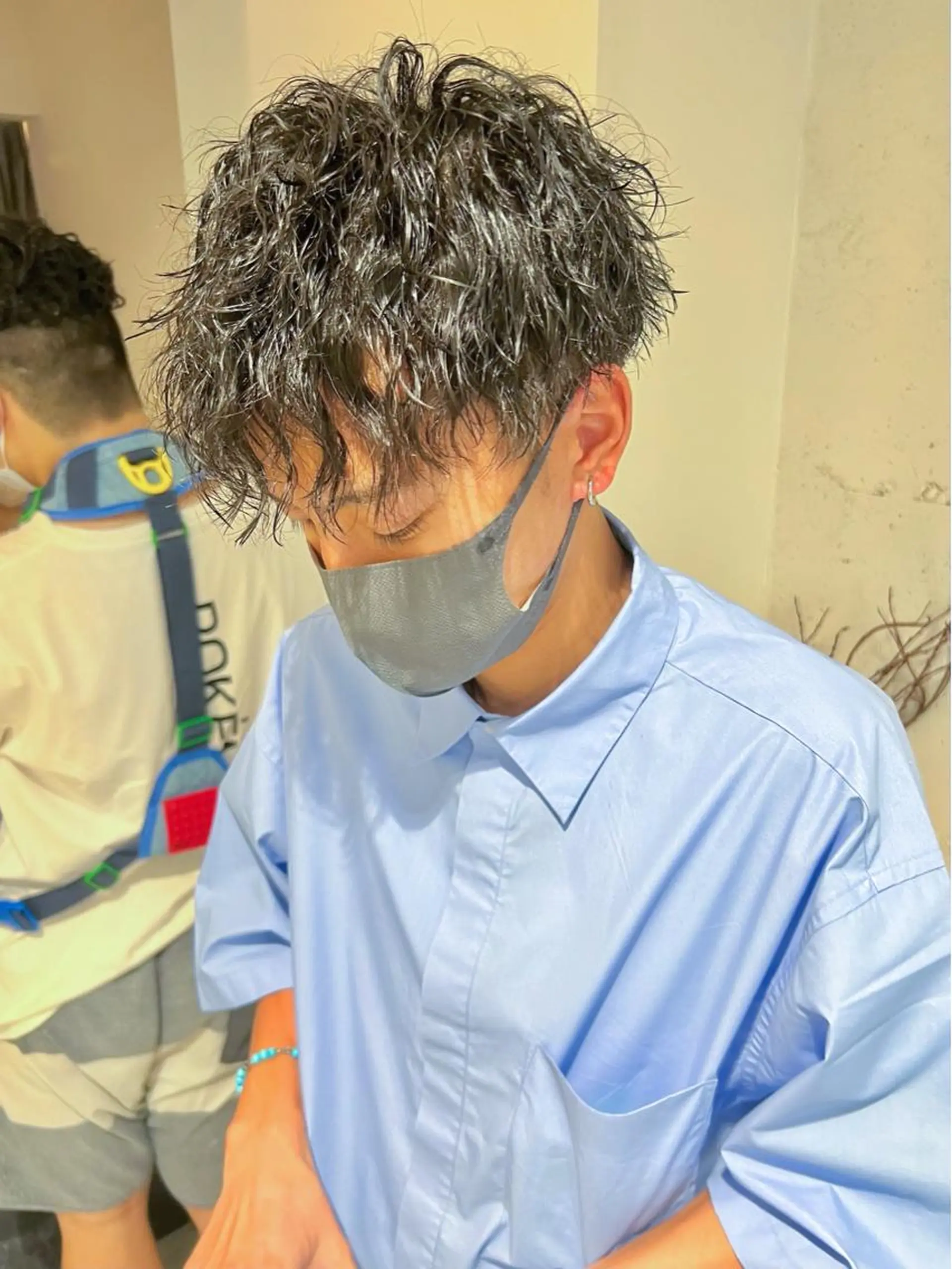 パーマ メンズ メンズパーマ ツイストスパイラルパーマ スパイラルパーマ カット 縮毛矯正 古川 晴輝のヘアスタイル