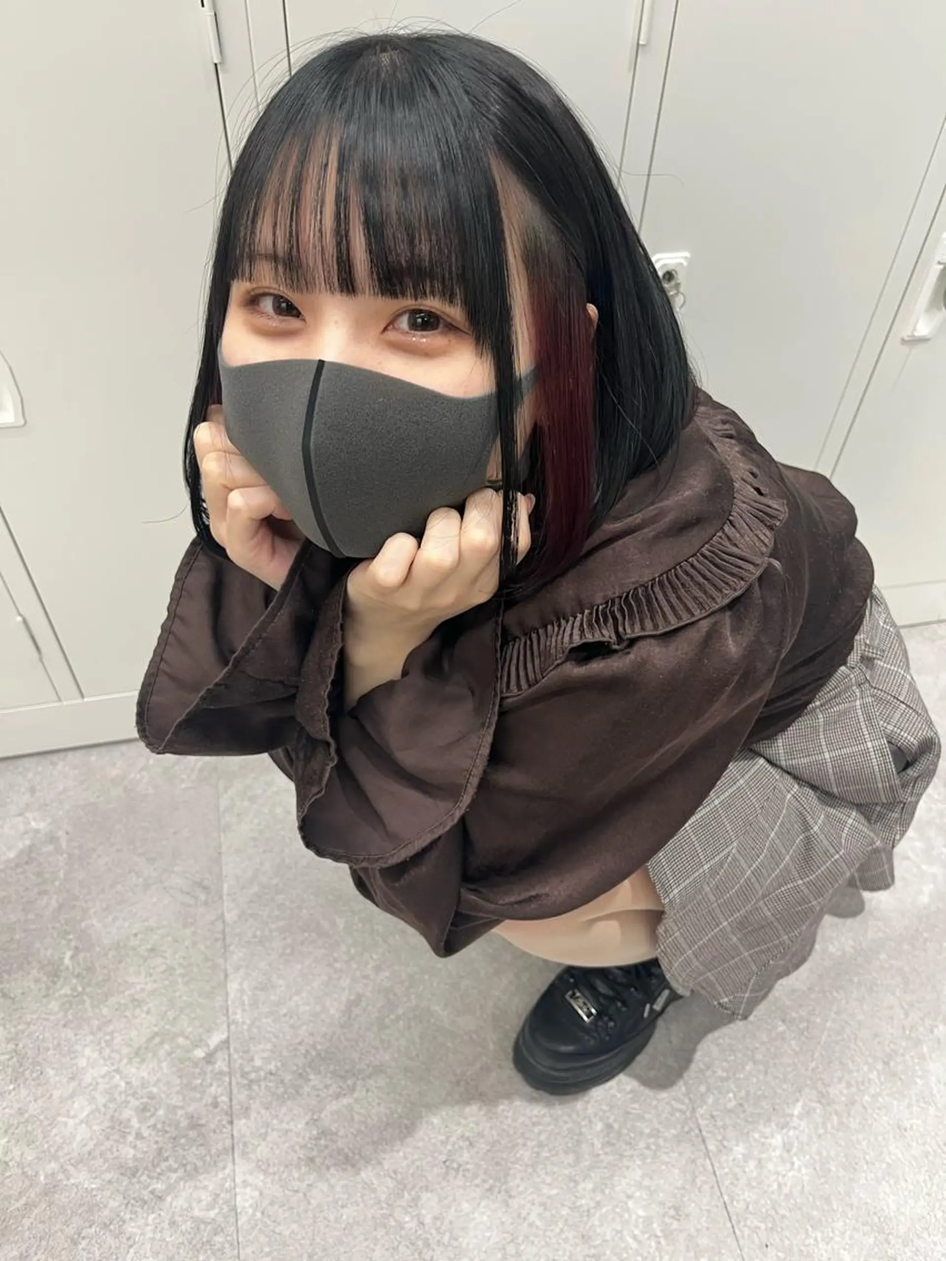 ショート カラー カット 縮毛矯正 ヘアセット 🎀透明感ブリーチ カラー🎀ミズキのヘアスタイル