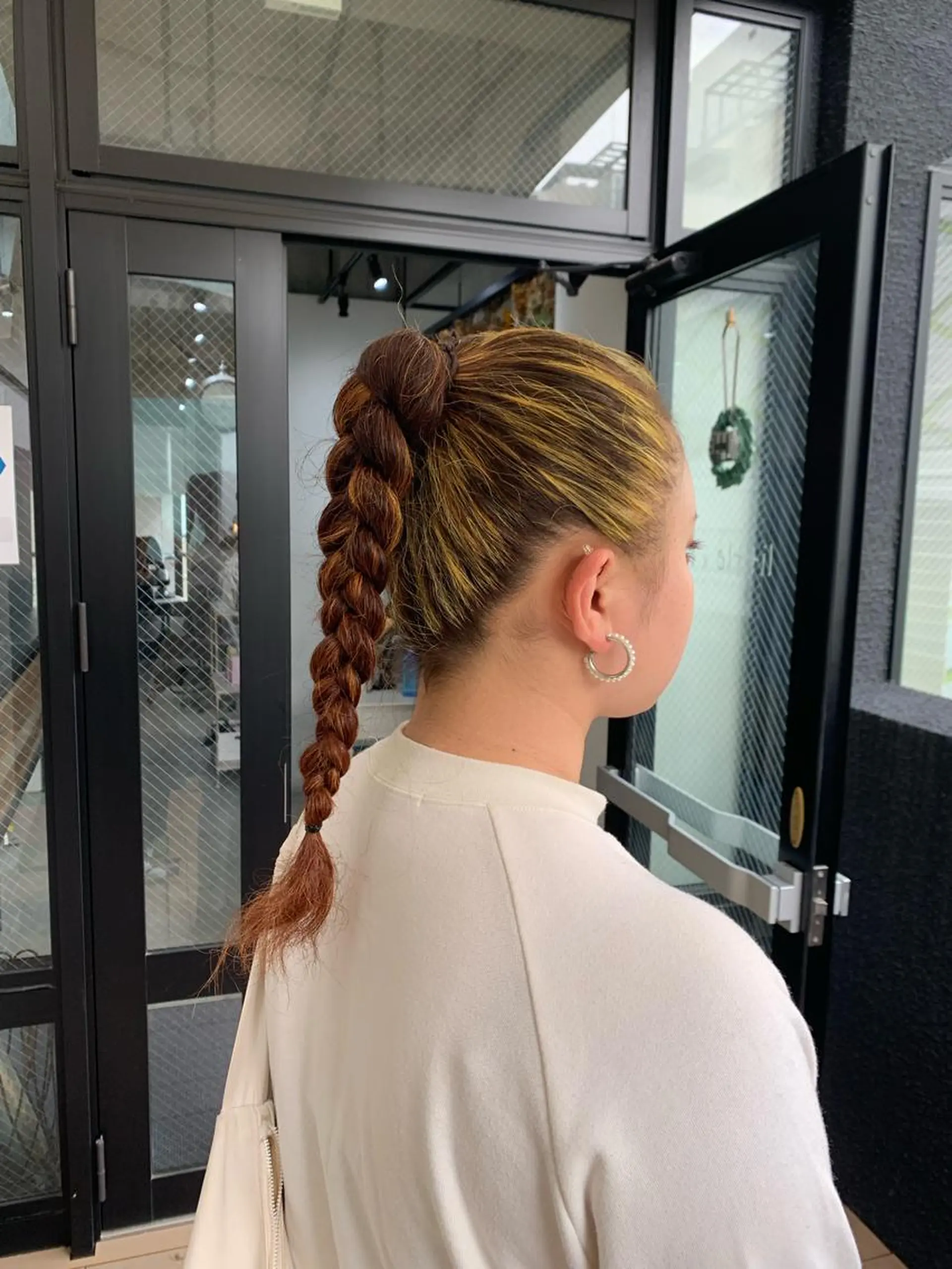 ロング カラー ヘアアレンジ ヘアカラー kei﹏ ﹏ ✄ zina博多のヘアスタイル