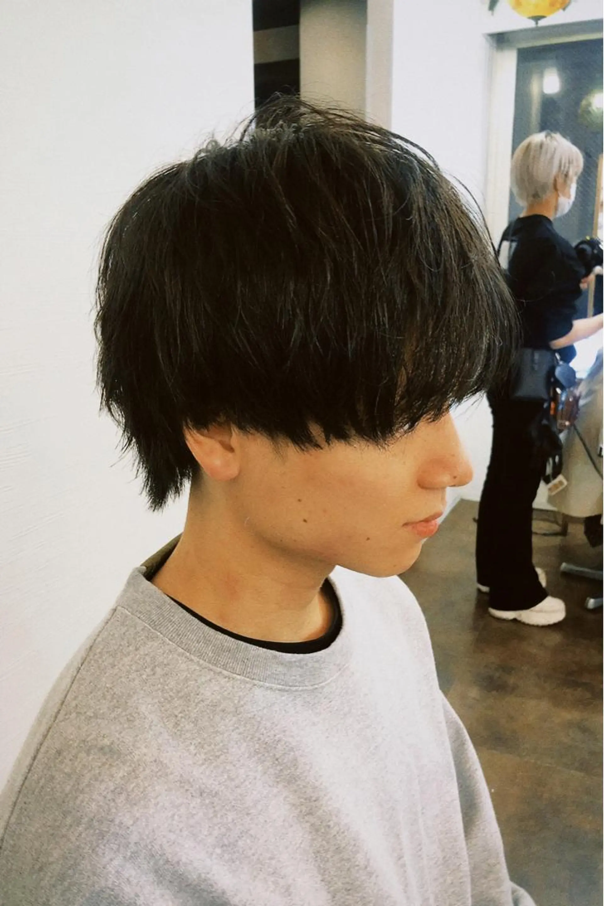 ショート パーマ ヘアアレンジ メンズ メンズパーマ ハンサムショート ショートヘア カット パーマ トリートメント ヘッドスパ 🧶ブリーチカラー TERU🧶のヘアスタイル