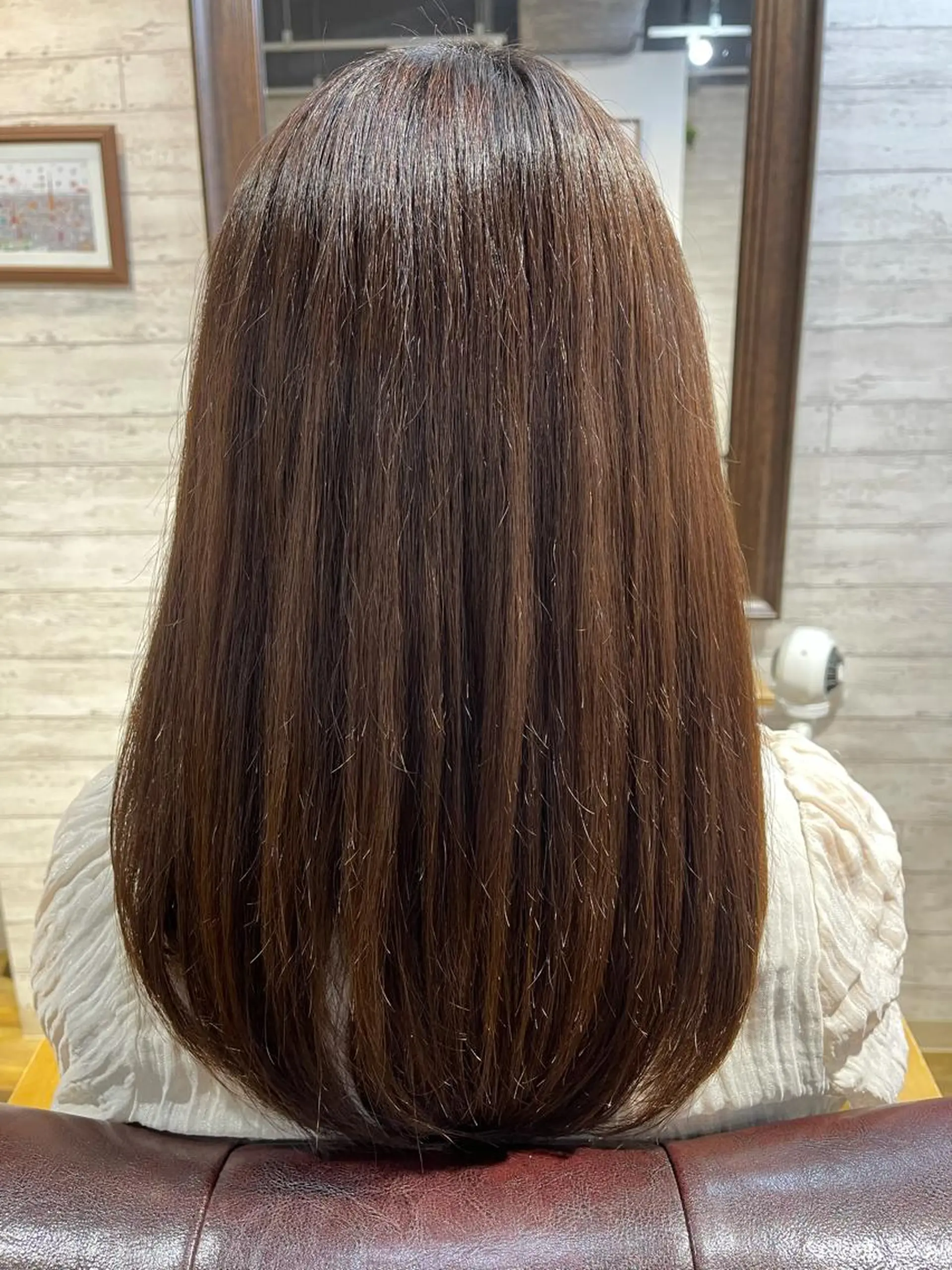 ミディアム 縮毛矯正 ブルースヘアギャラリー所属・神宮寺 悠雅のヘアスタイル