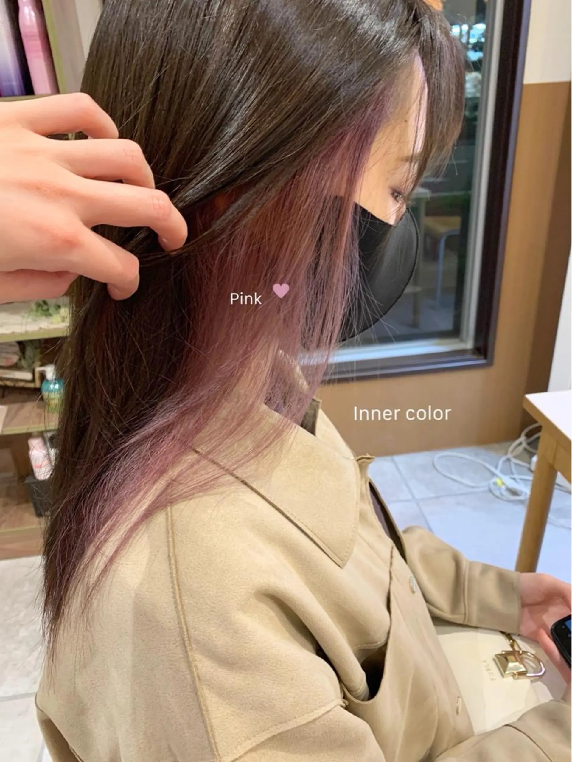 ロング カラー インナーカラー カット ヘアカラー mako🌷ミニモ 限定クーポン多数🆕のヘアスタイル