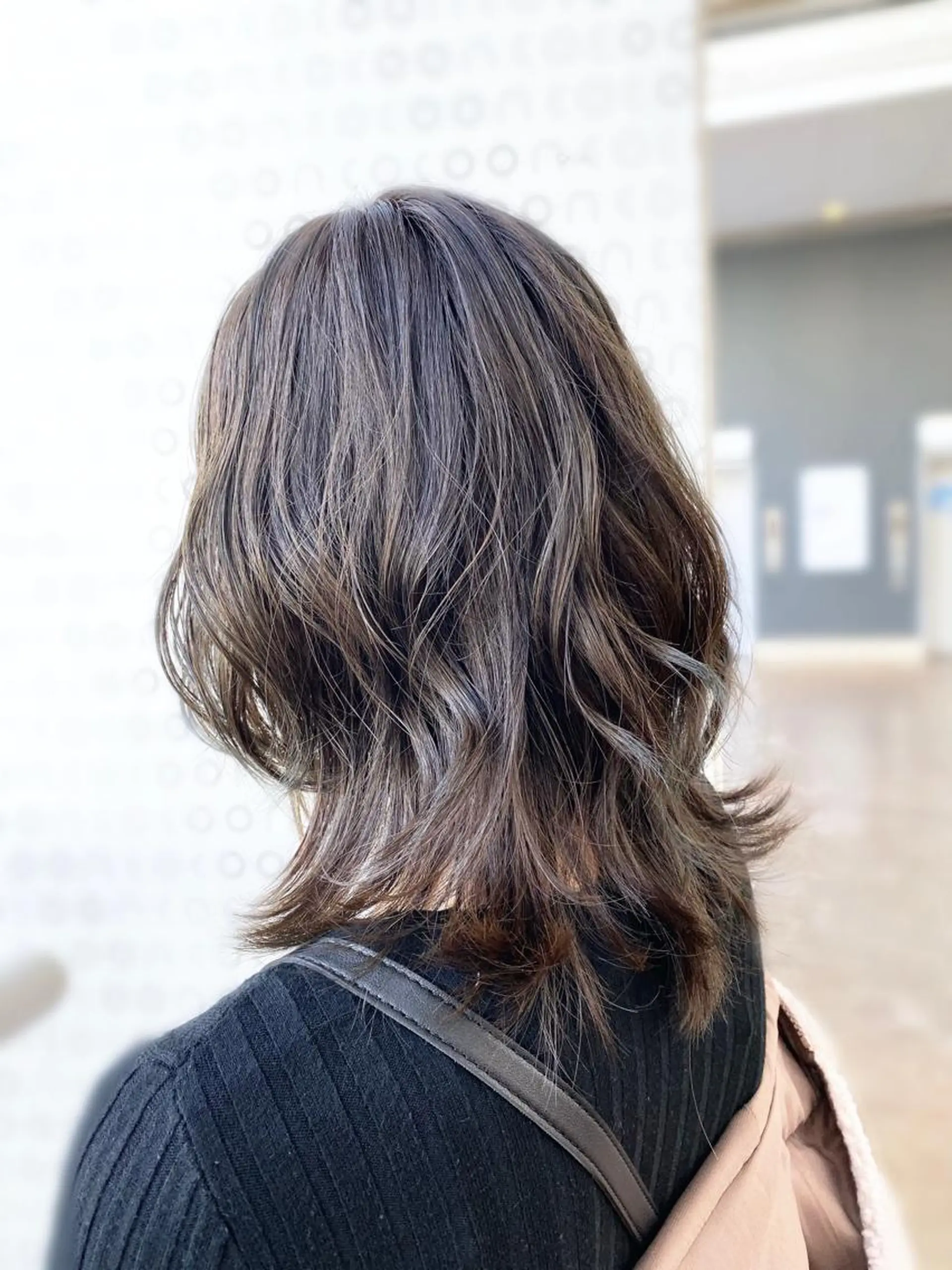 ミディアム カラー パーマ 大野 あさみのヘアスタイル