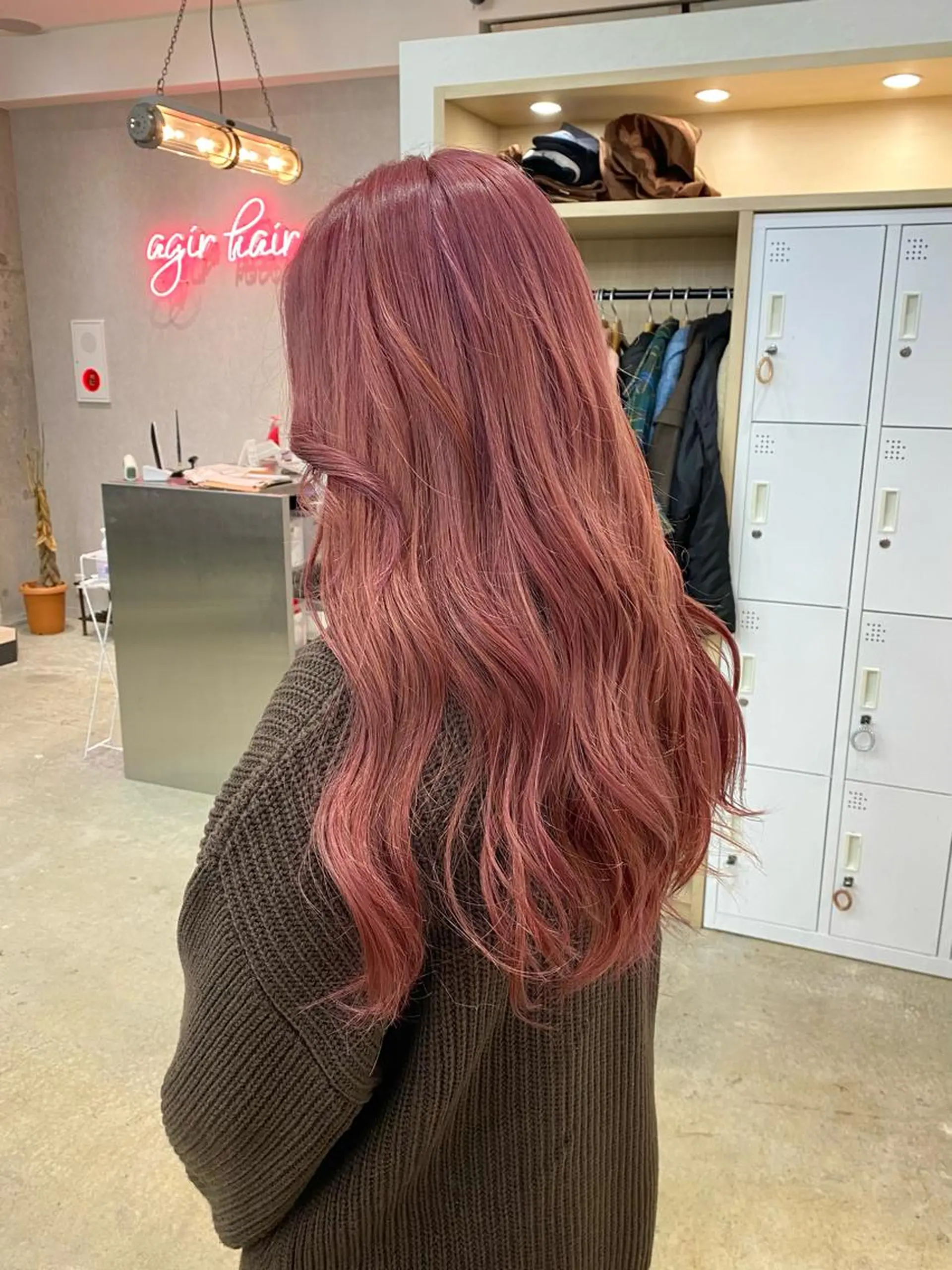 ロング カラー ヘアアレンジ ヘアカラー ♡韓国風ヘア 🐈♡MIHOのヘアスタイル