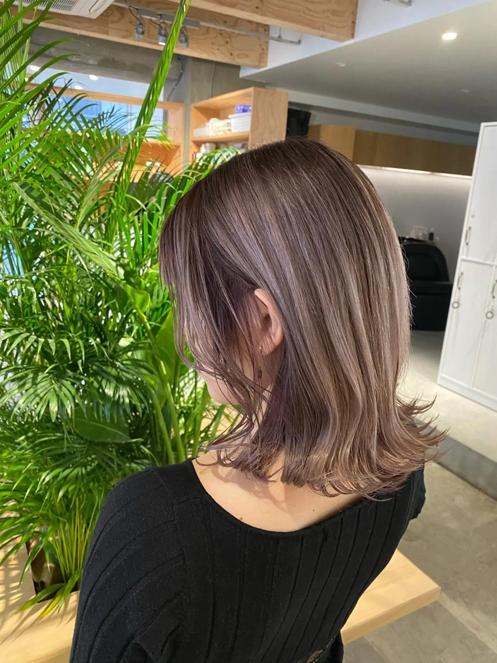 ミディアム ヘアカラー 今井 拓海のヘアスタイル