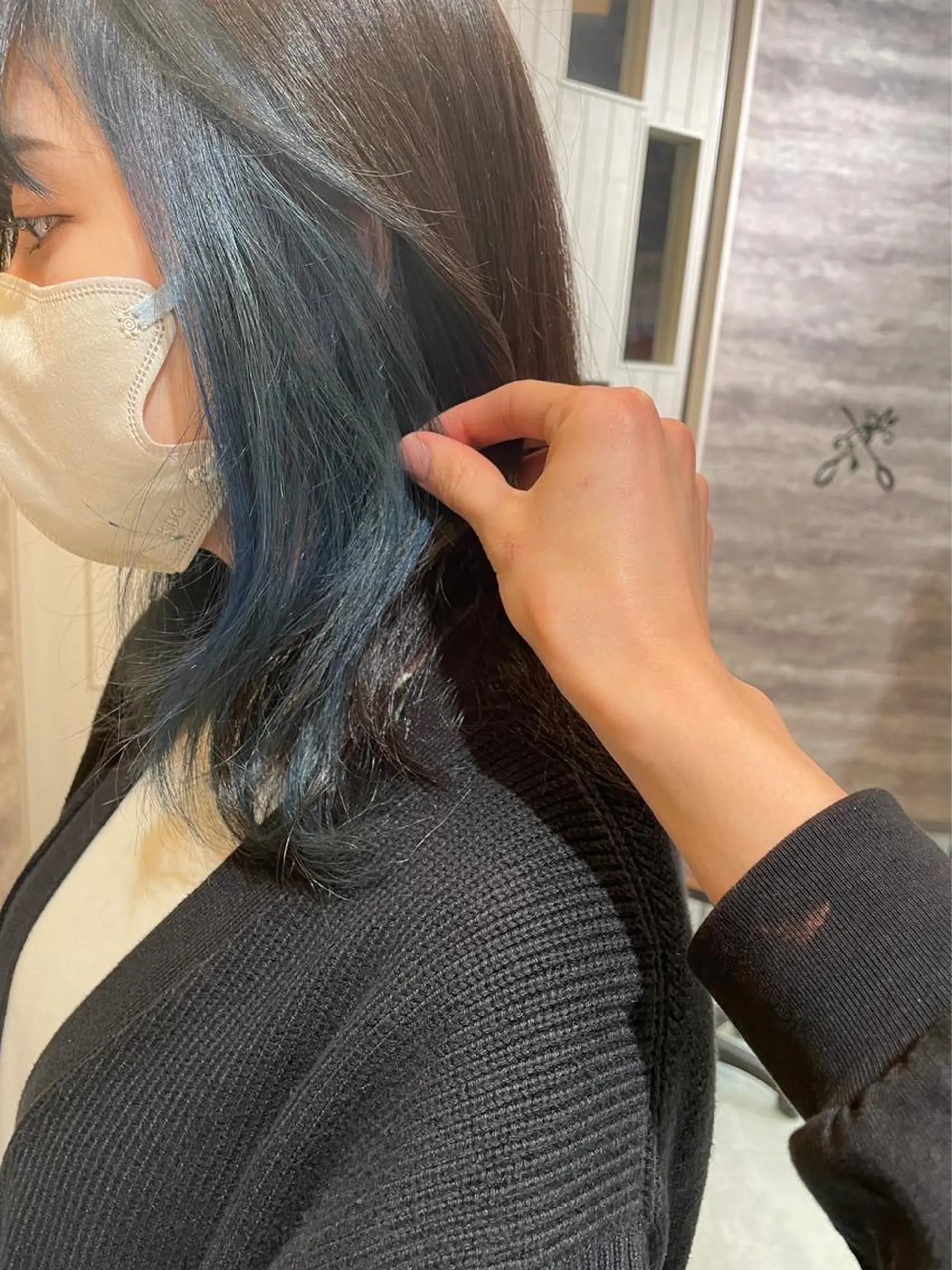 ミディアム カラー ブリーチ ダブルカラー グラデーションカラー ハイライトカラー インナーカラー 💈Blanco💈 カラー&ケア🌈のヘアスタイル