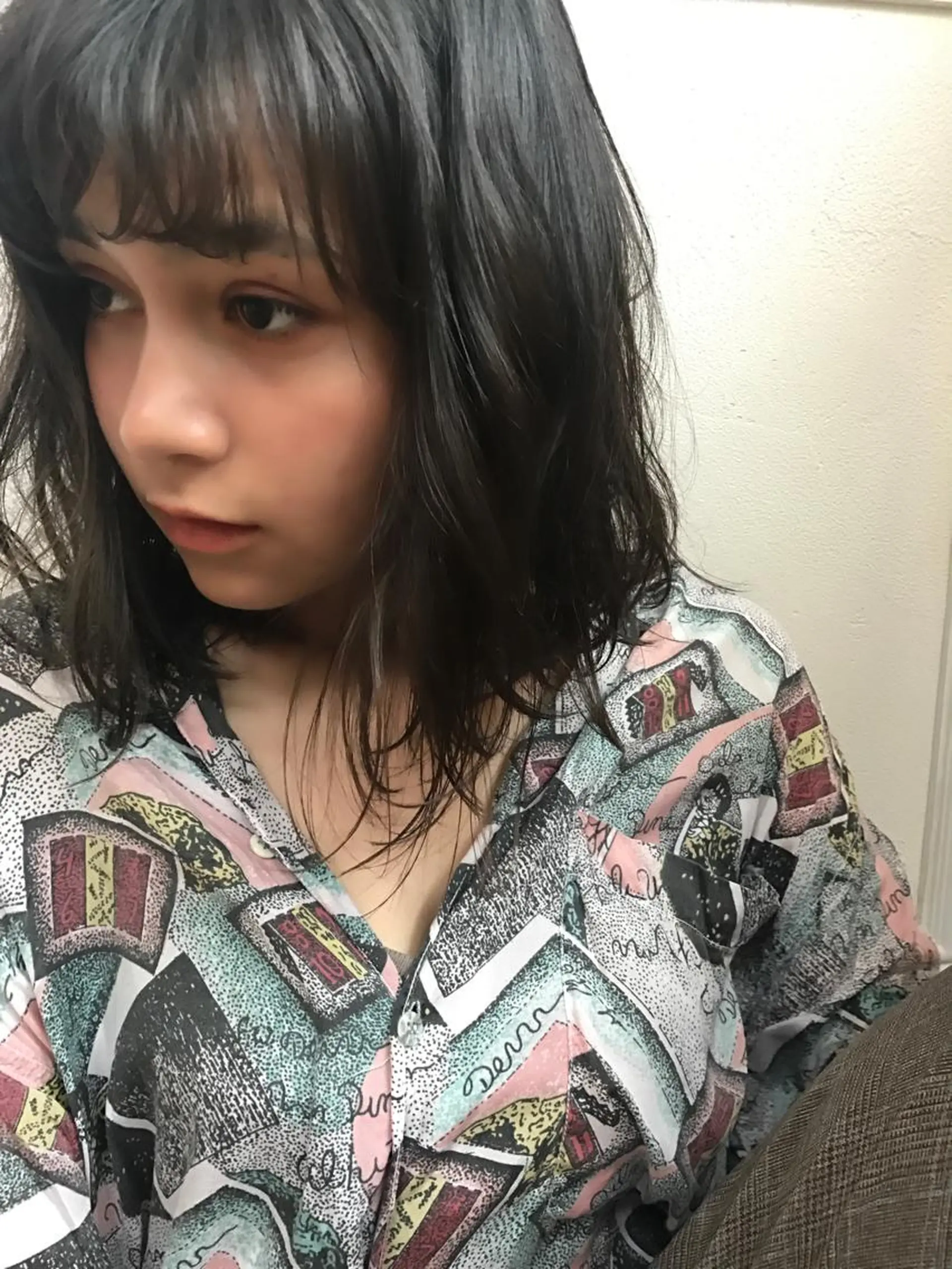 ミディアム パーマ ニュアンスヘア☆樋口 希世☆のヘアスタイル