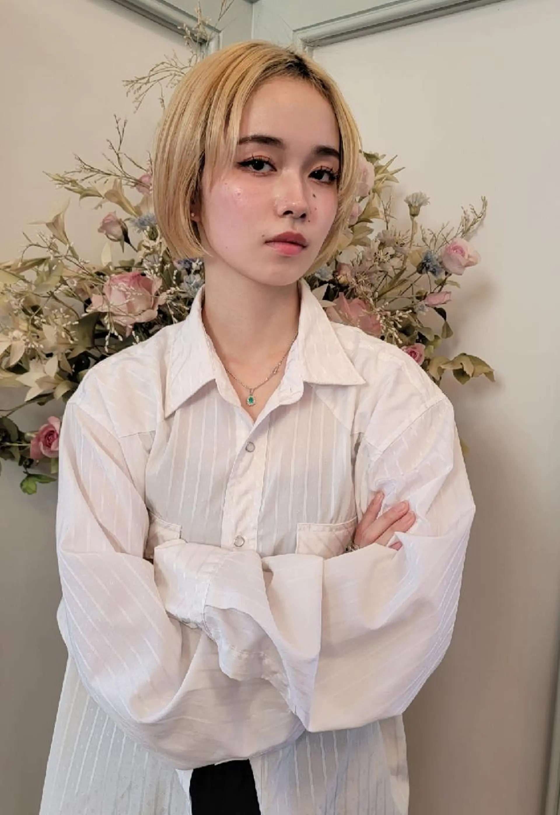 カラー ミディアム 片岸 信征のヘアスタイル