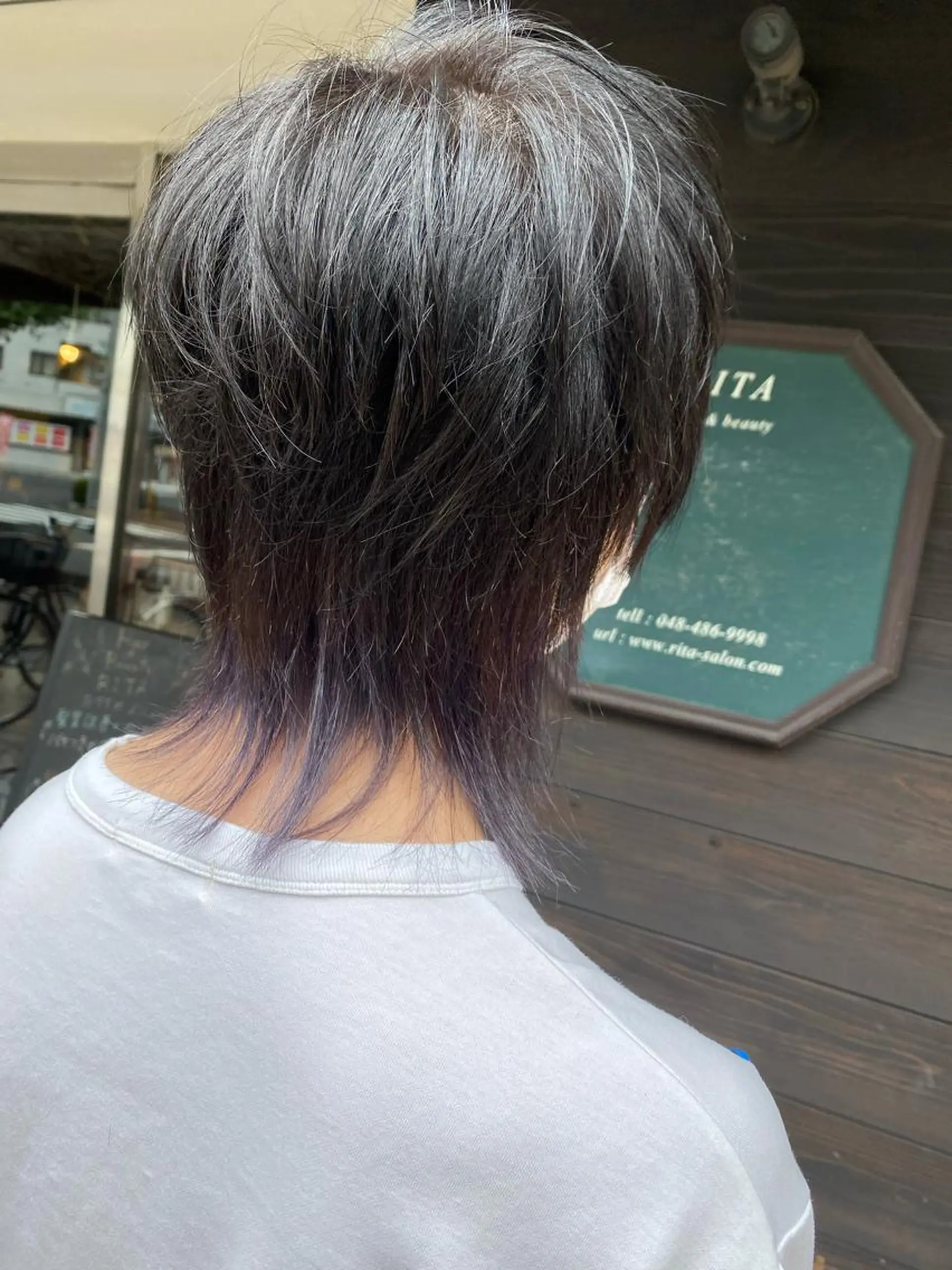 ミディアム メンズ メンズウルフカット ウルフカット カット サイトウ ナツキのヘアスタイル