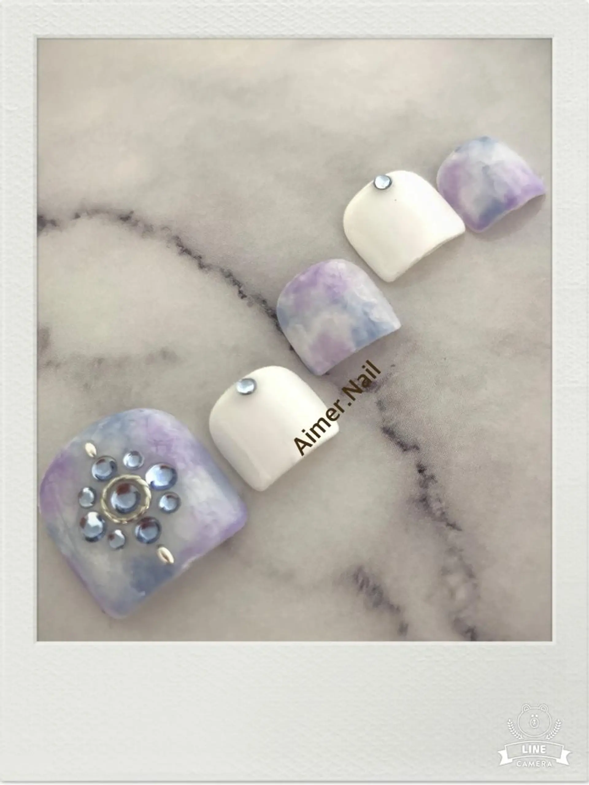 ネイル フットネイル フットネイル Aimer. Nailのネイルデザイン