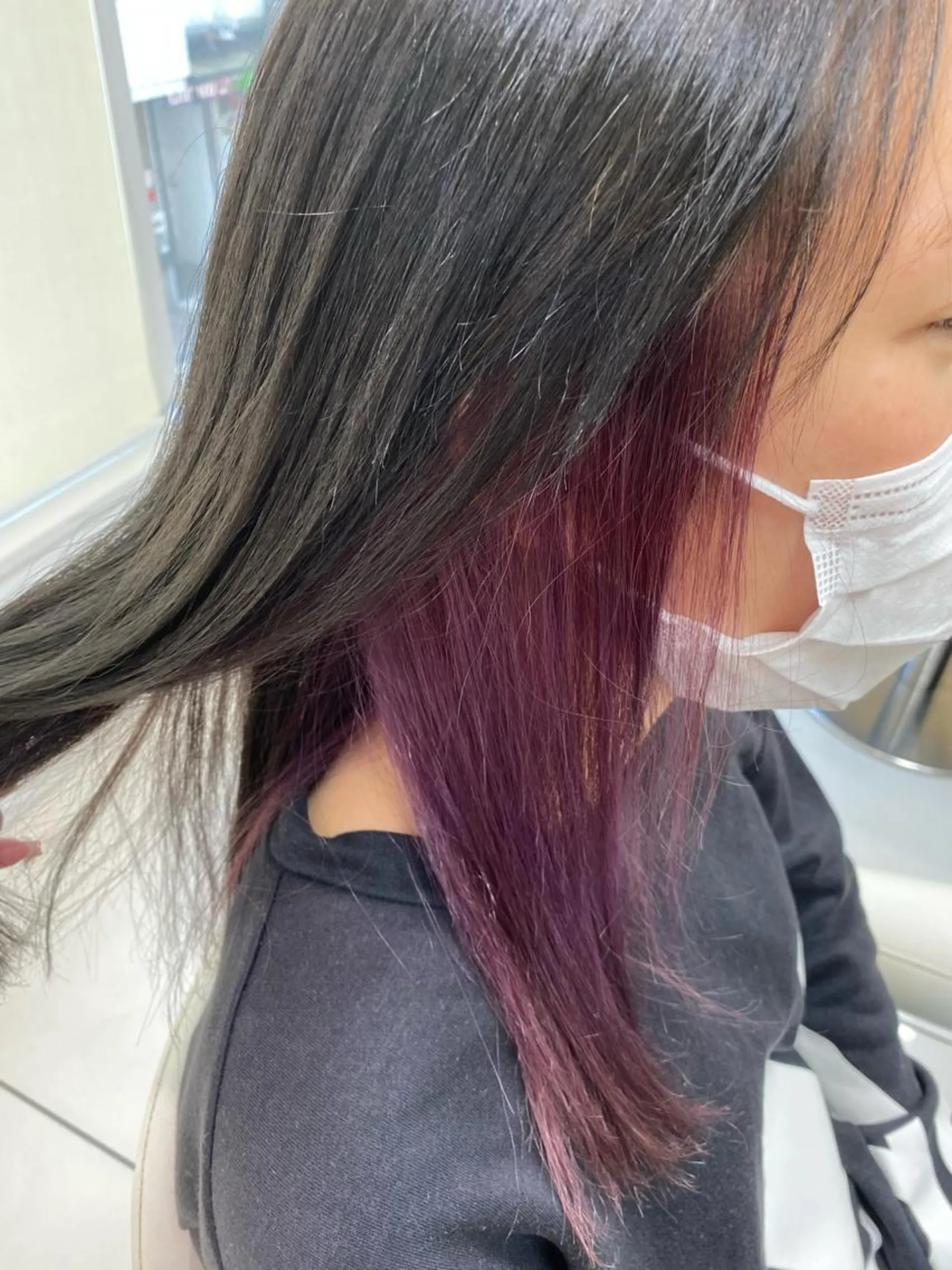 ロング カラー ピンクカラー バイオレットカラー ヘアカラー SONOKA 🦋のヘアスタイル