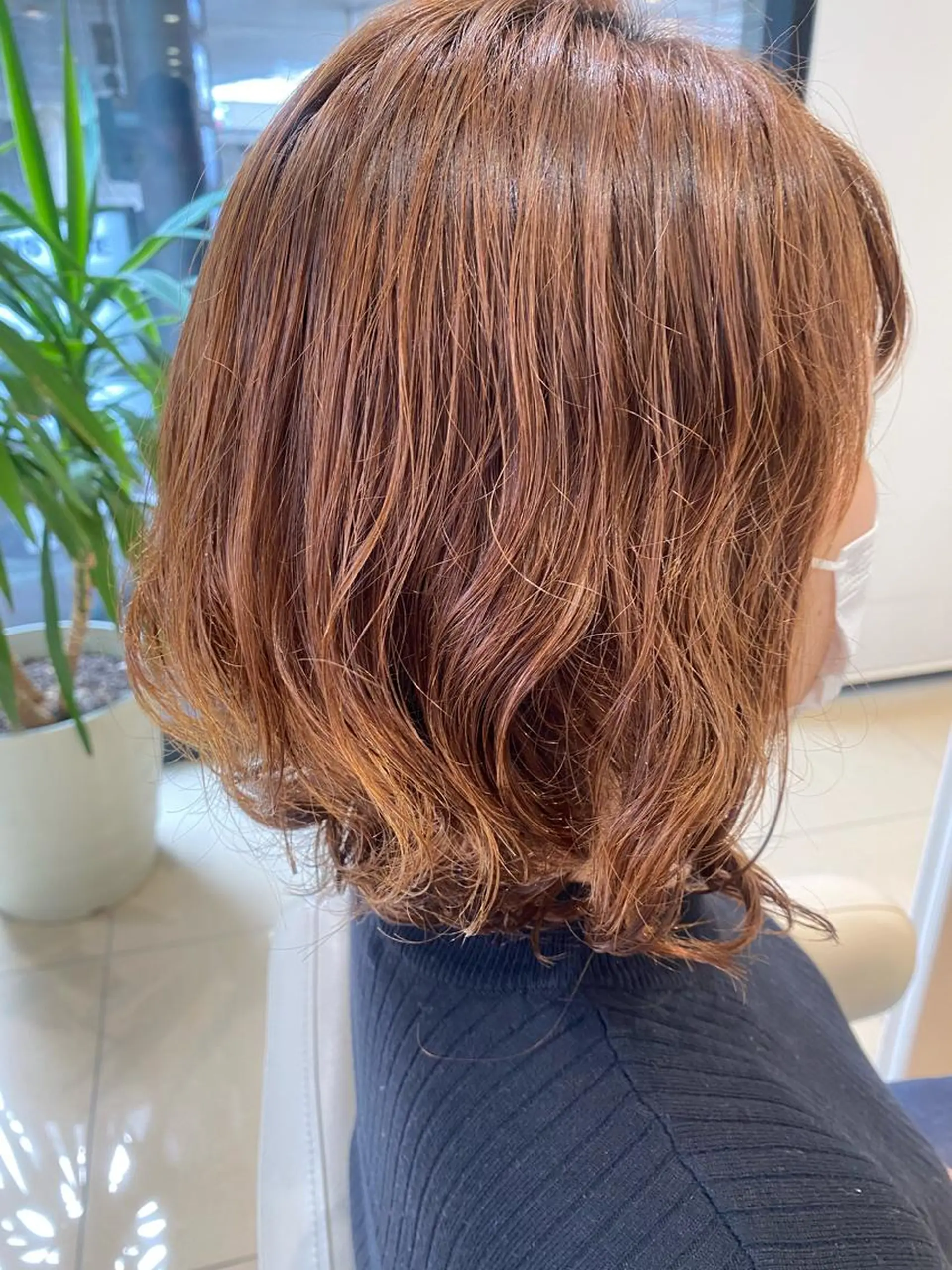 ミディアム パーマ 🩵波巻き／ツイスパ HARU💎のヘアスタイル