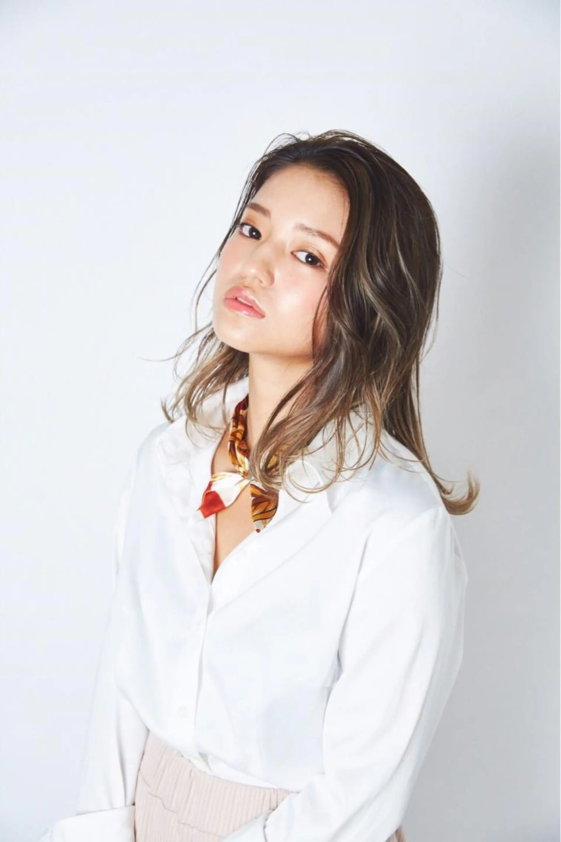 ミディアム カラー パーマ ヘアアレンジ メンズ キッズ ネイル マツエク・マツパ アティリー 西梅田のヘアスタイル