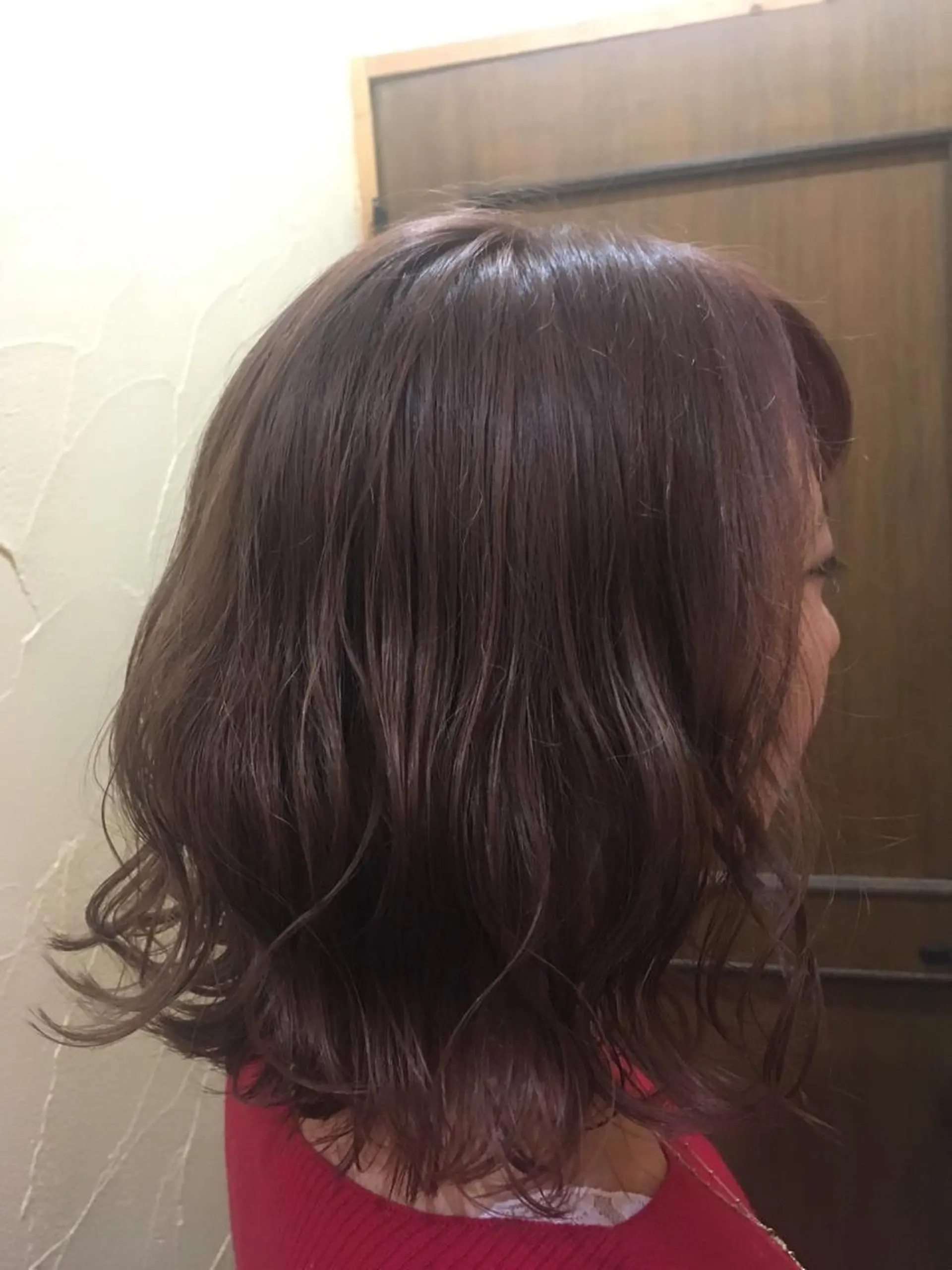 ミディアム カラー ブリーチ ピンクカラー ✨🌿大人可愛い愛さ れhair🌿✨松本のヘアスタイル