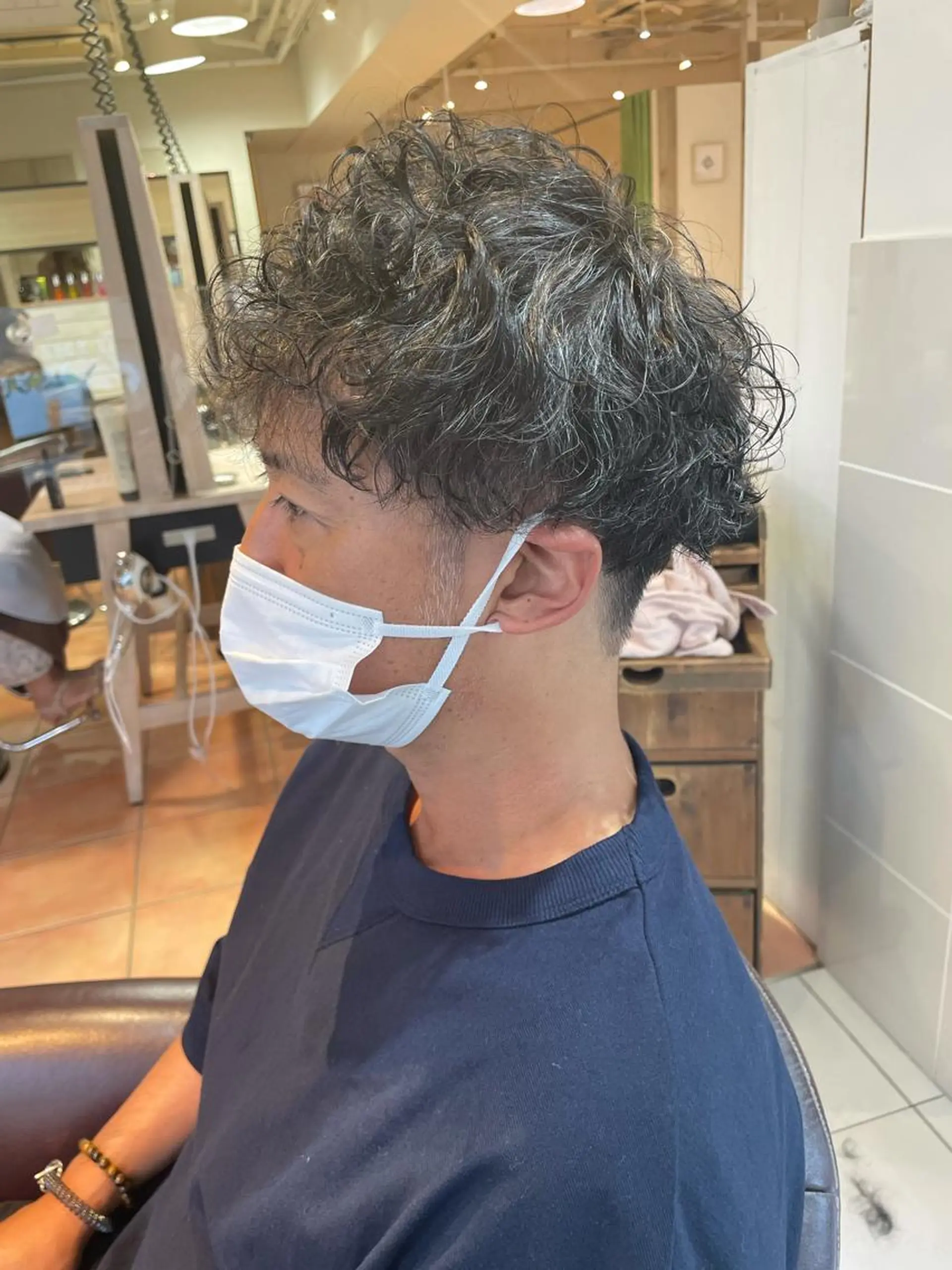 ショート パーマ メンズ 辻堂メンズ特化 YU-YAのヘアスタイル