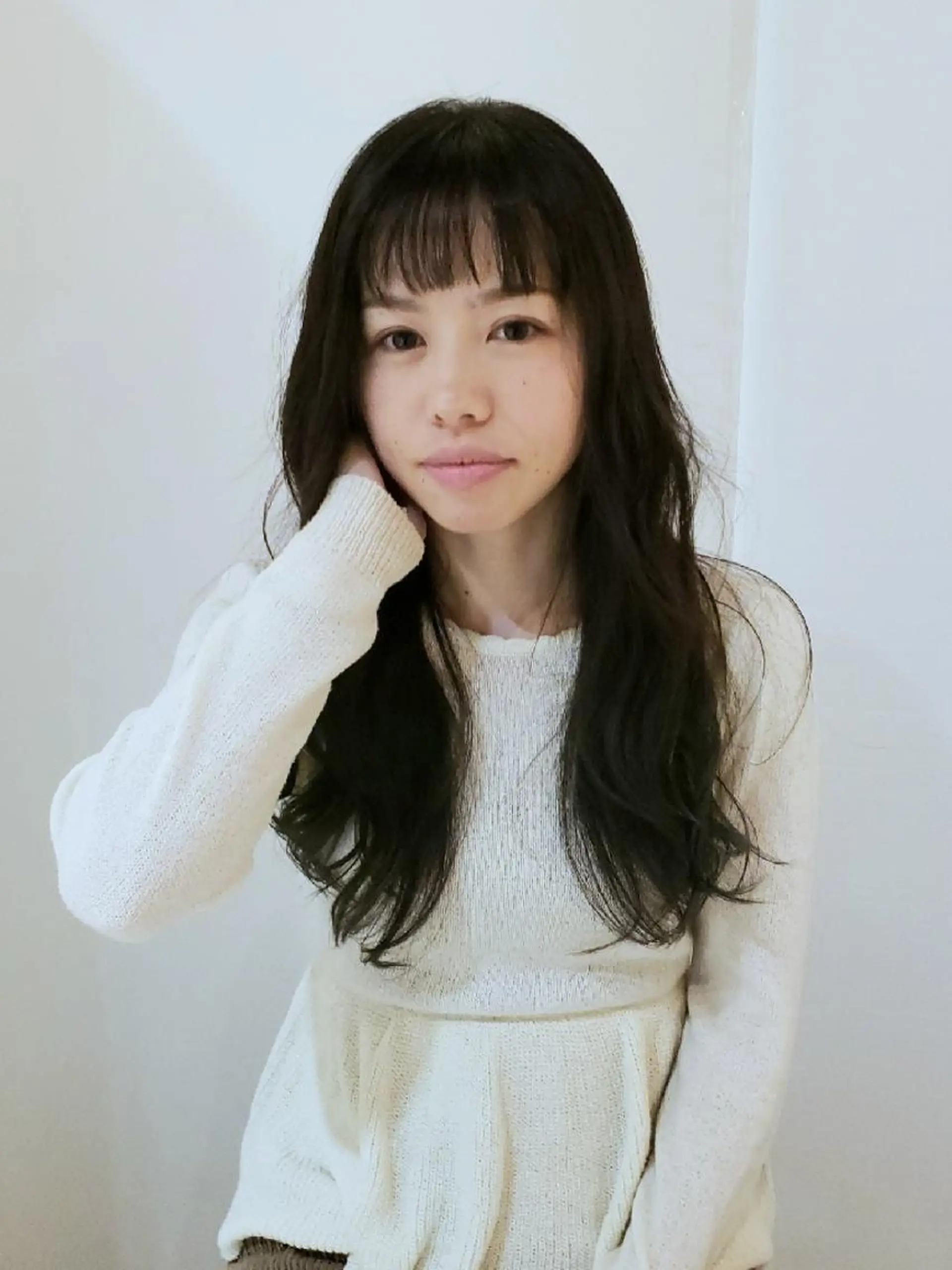 ロング 奈良 慎司のヘアスタイル