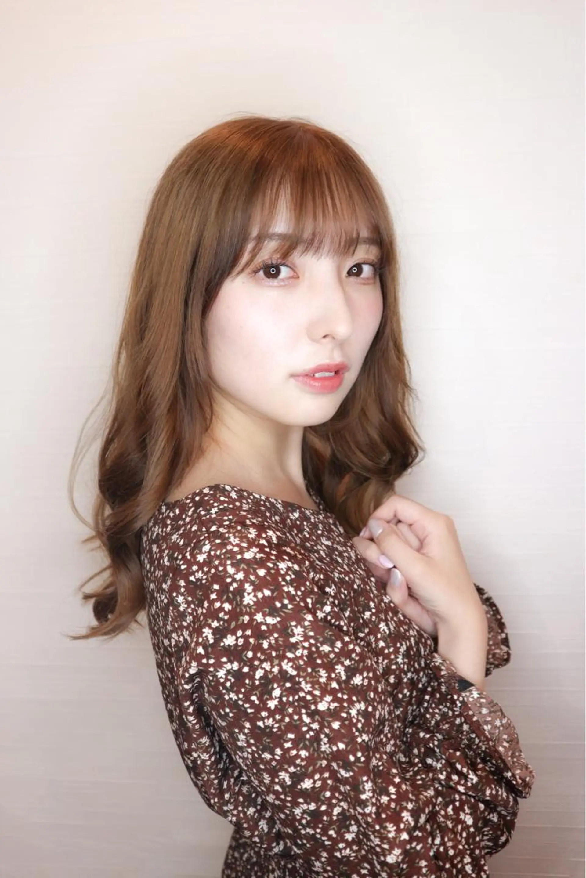 セミロング カラー アッシュ ベージュカラー ブリーチ ケアブリーチ ミルクティーアッシュ 【店長】野呂 隼人のヘアスタイル