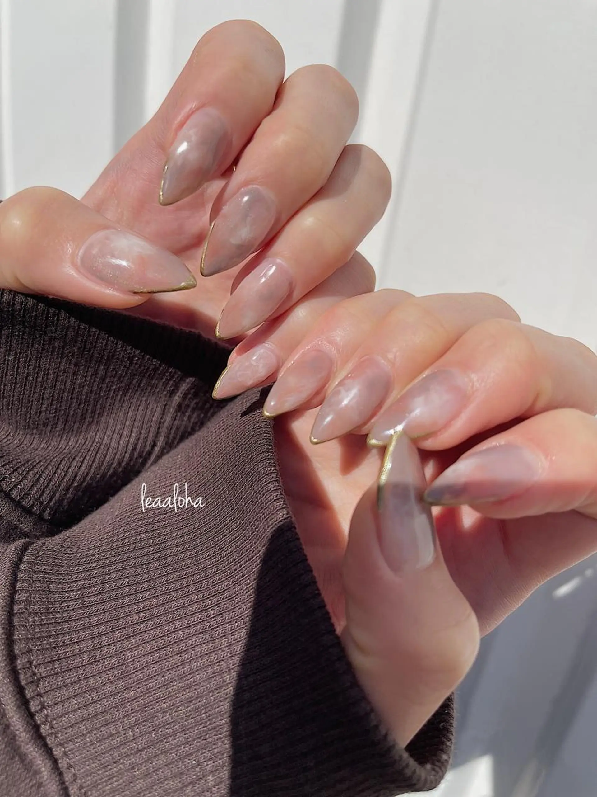 ネイル ジェルネイル メンズネイル ニュアンスネイル ワンカラーネイル パラジェル leaaloha　byBROWN HAIR所属・レアアロハ宇都宮 /ネイル.脱毛のネイルデザイン