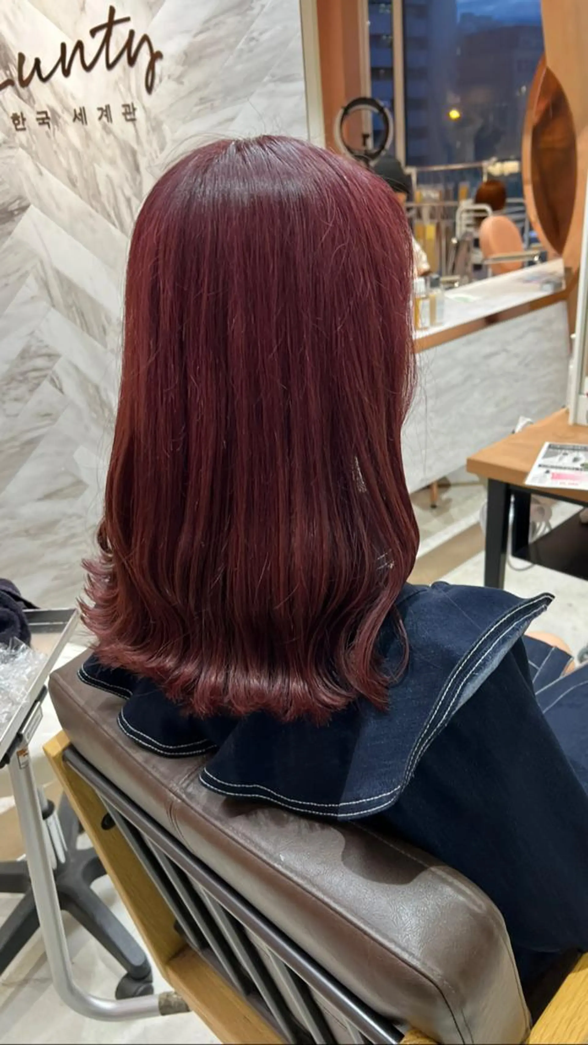 ロング ヘアカラー トリートメント シンヤ/梅田/茶屋町 モデル募集中のヘアスタイル