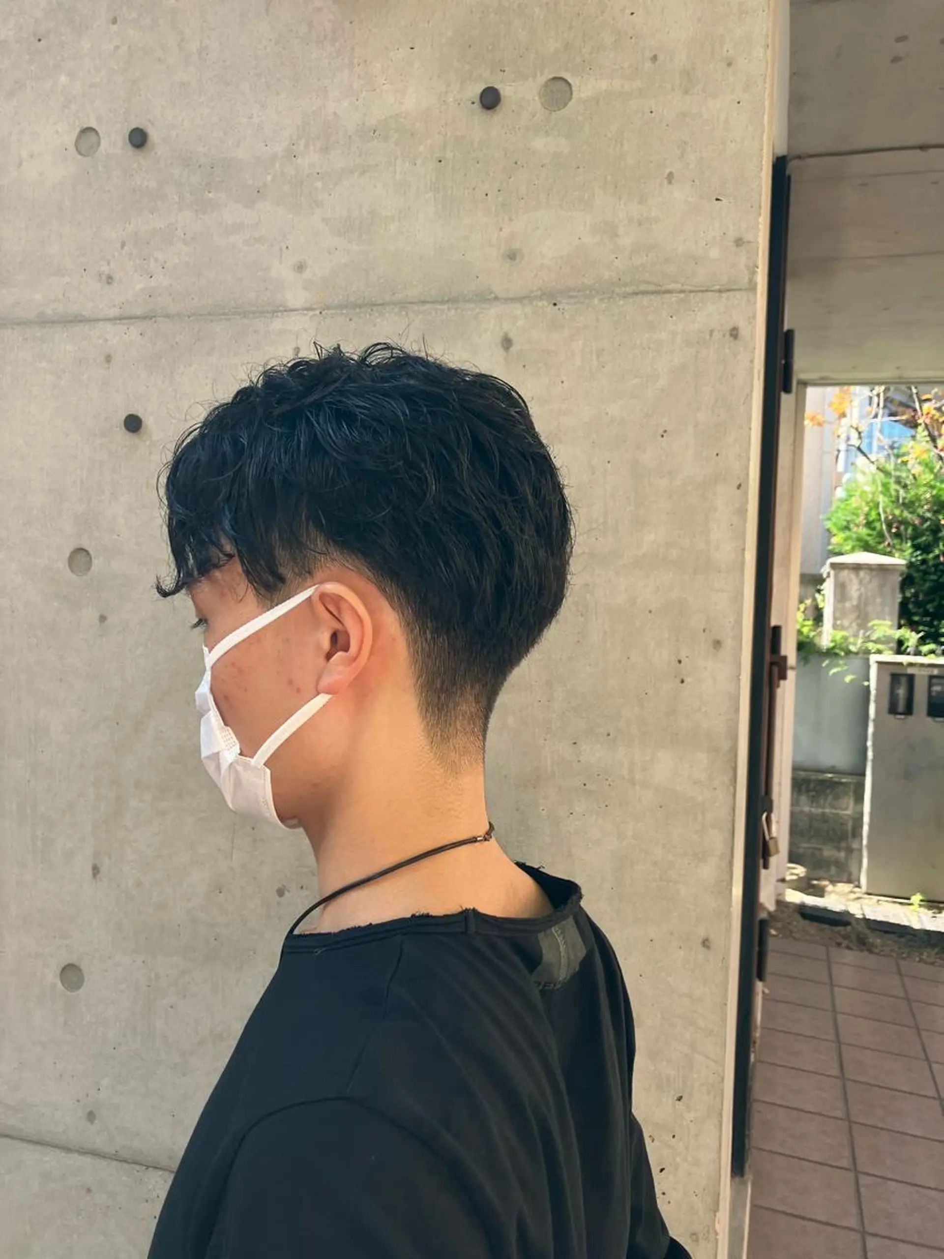 ショート パーマ メンズ カット ニュアンスカラー／ メンズ🌙久住綾香のヘアスタイル