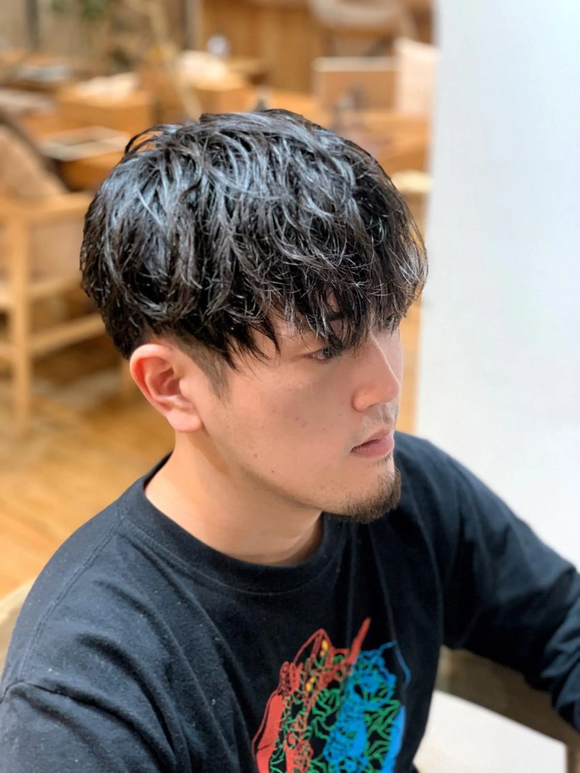 ショート パーマ スパイラルパーマ メンズStylist 山根慧のヘアスタイル