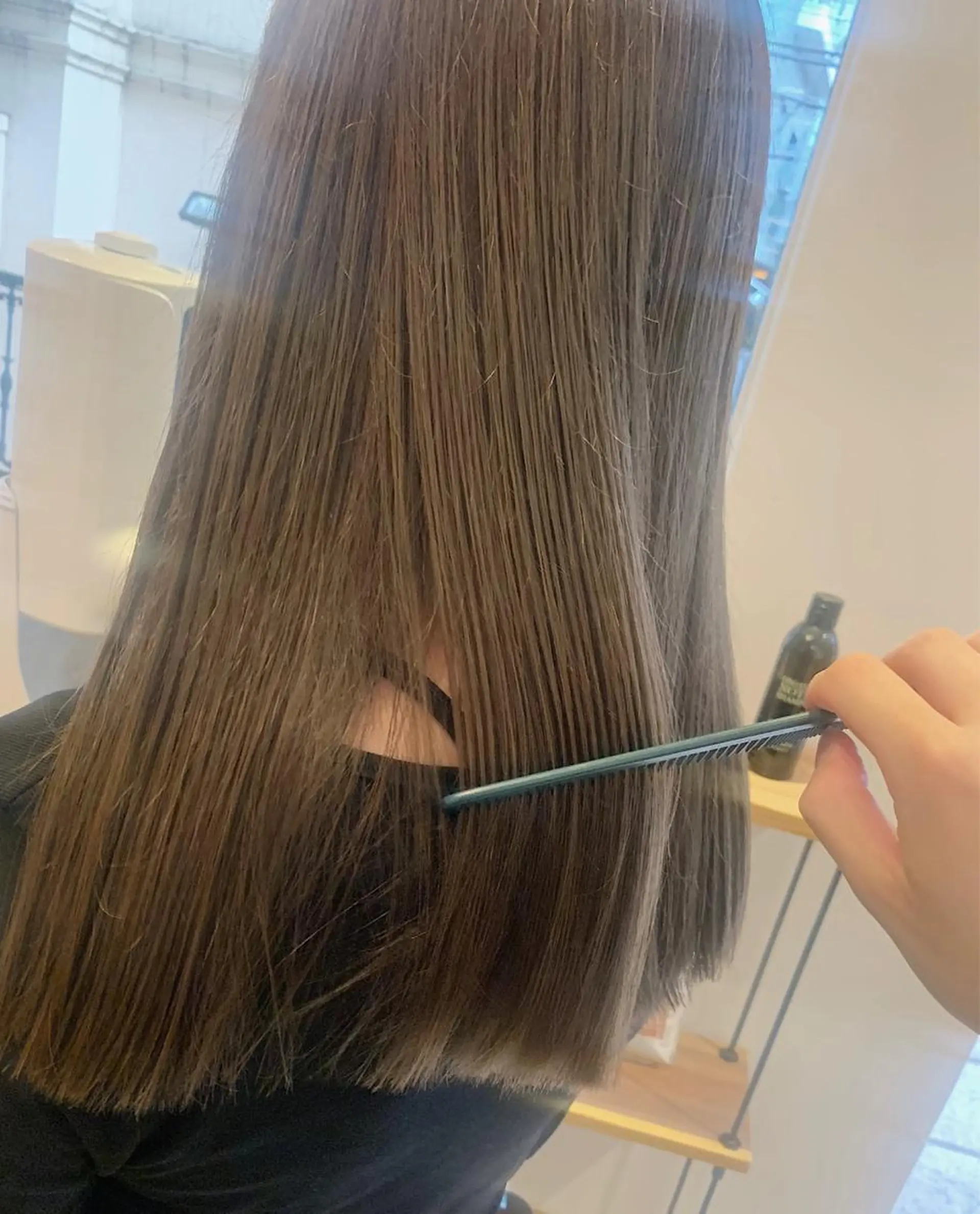 ミディアム カラー ベージュカラー オリーブベージュ カット ヘアカラー トリートメント ‪🌿パーマ大好評 メンズヘア🌿ワタルのヘアスタイル