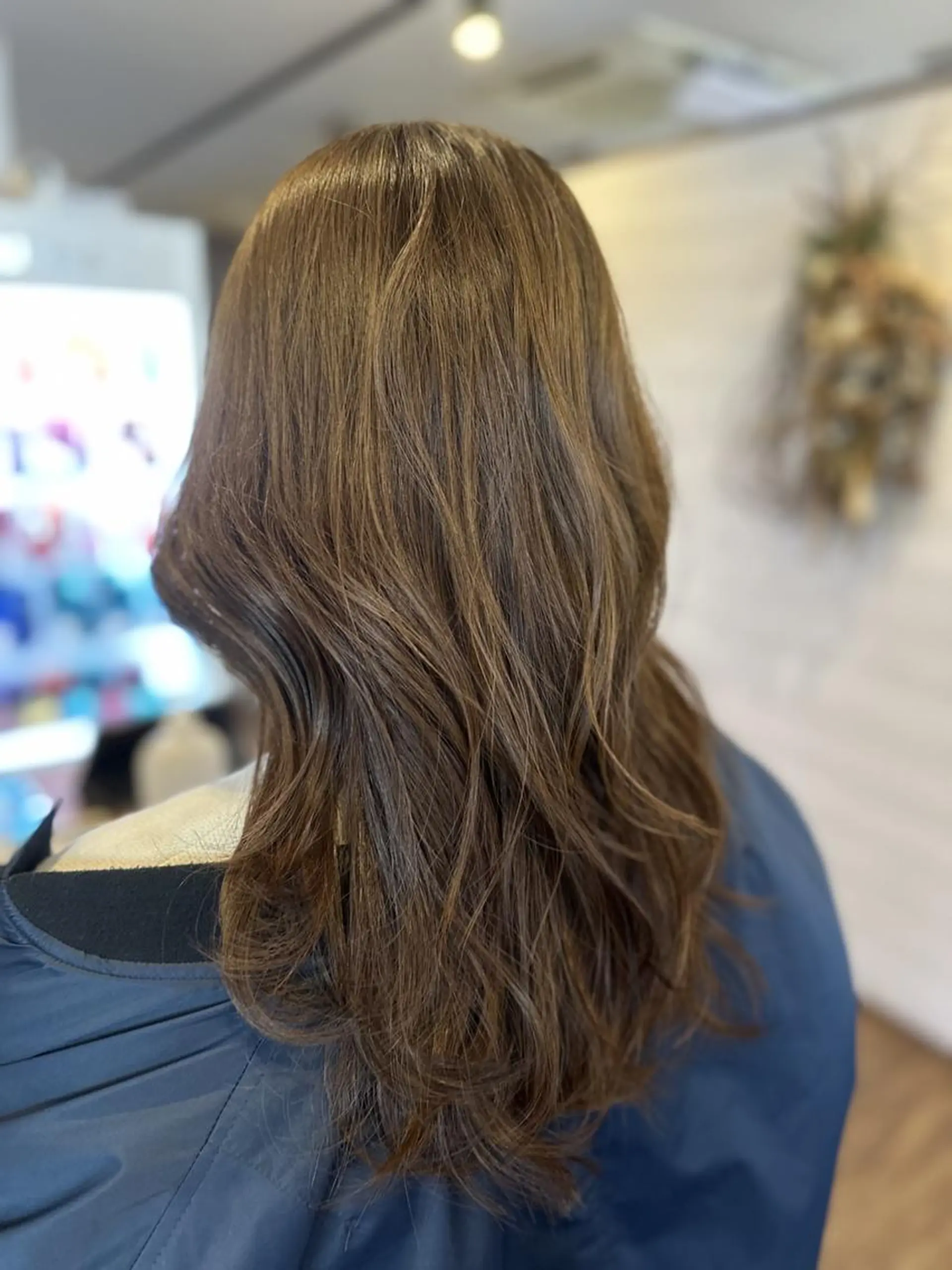 カラー ロング 個室型美容室san 都賀店のヘアスタイル