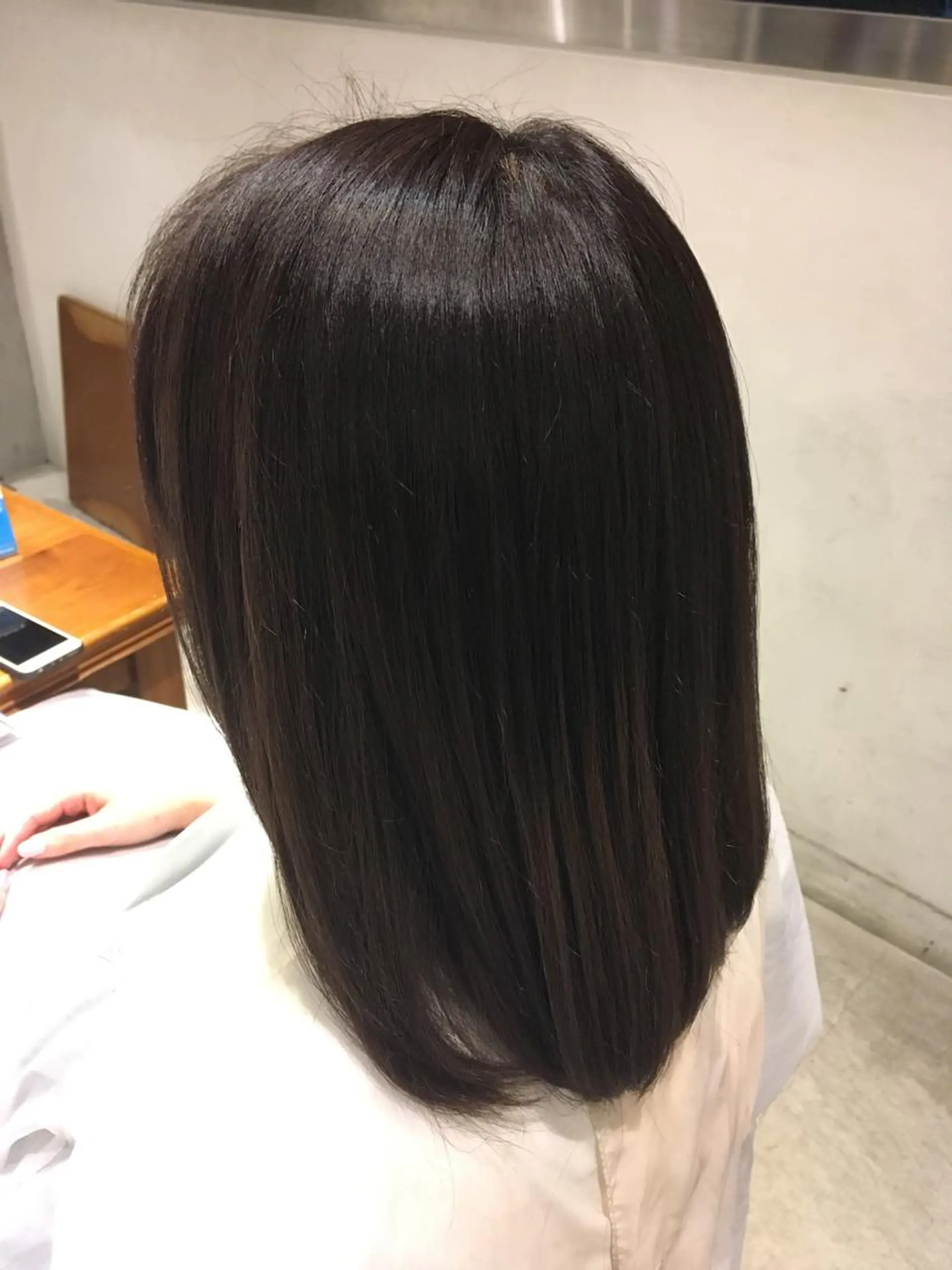 ミディアム カラー グレージュ パープルカラー パープルグレージュ ツヤ美髪💐 髪質改善/高山愛来のヘアスタイル