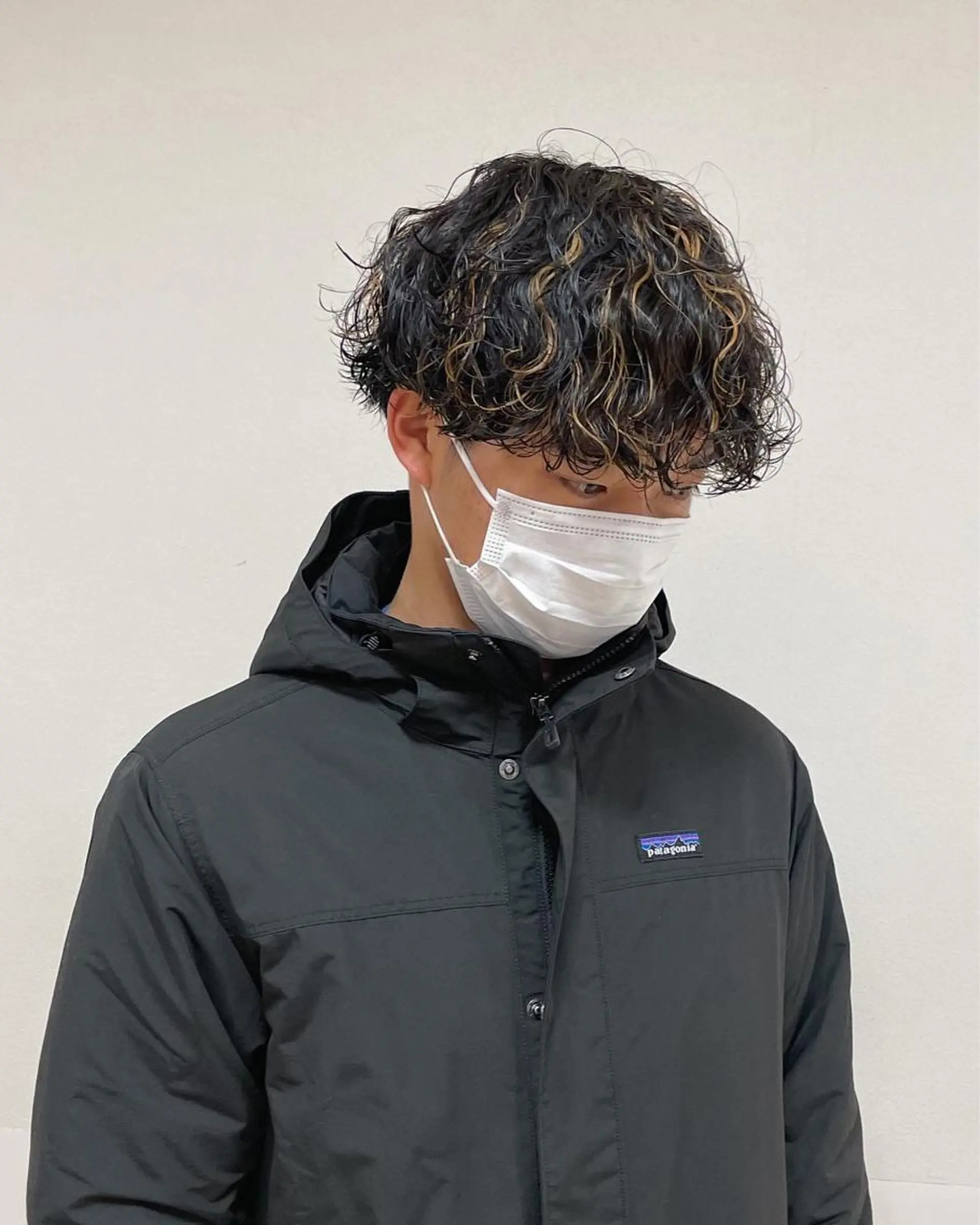パーマ メンズ メンズパーマ 波巻きパーマ カット パーマ 栢原 達也のヘアスタイル
