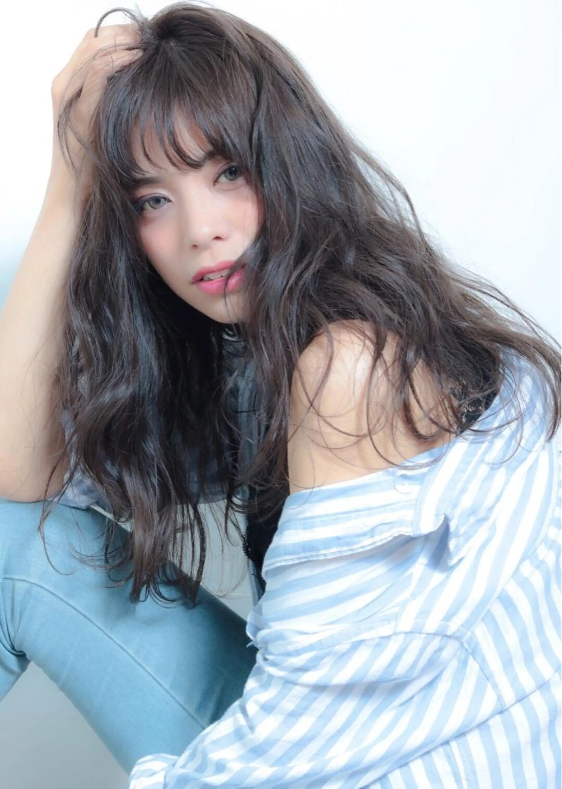 ロング カラー アッシュ ブラウンカラー ロング 村岡 夏美のその他イメージ