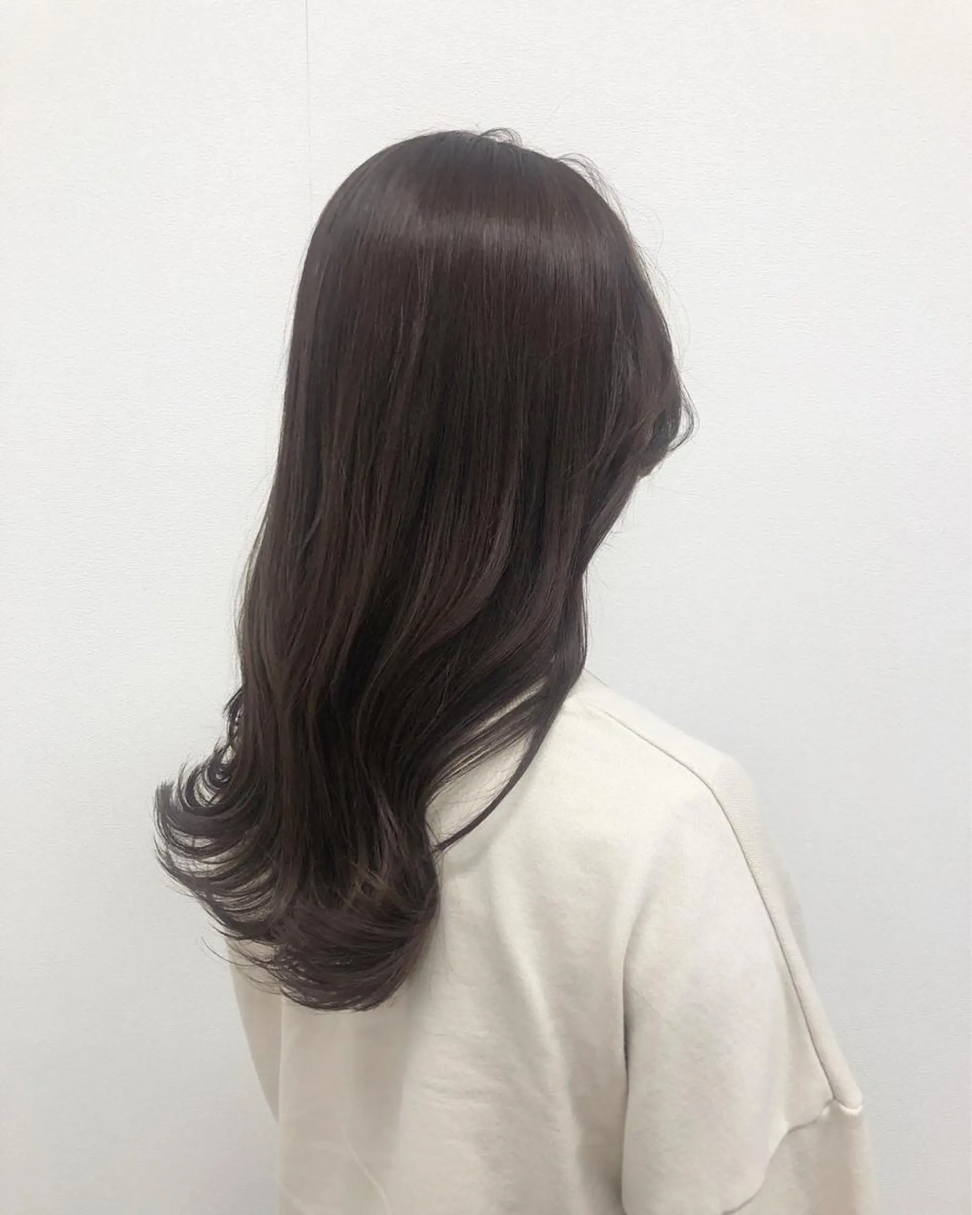 ロング カラー ヘアアレンジ ベージュカラー 髪質改善 ヨシンモリ 韓国風ヘア カット ヘアカラー トリートメント 酸性縮毛矯正🧴韓国 レイヤー/髪質改善のヘアスタイル
