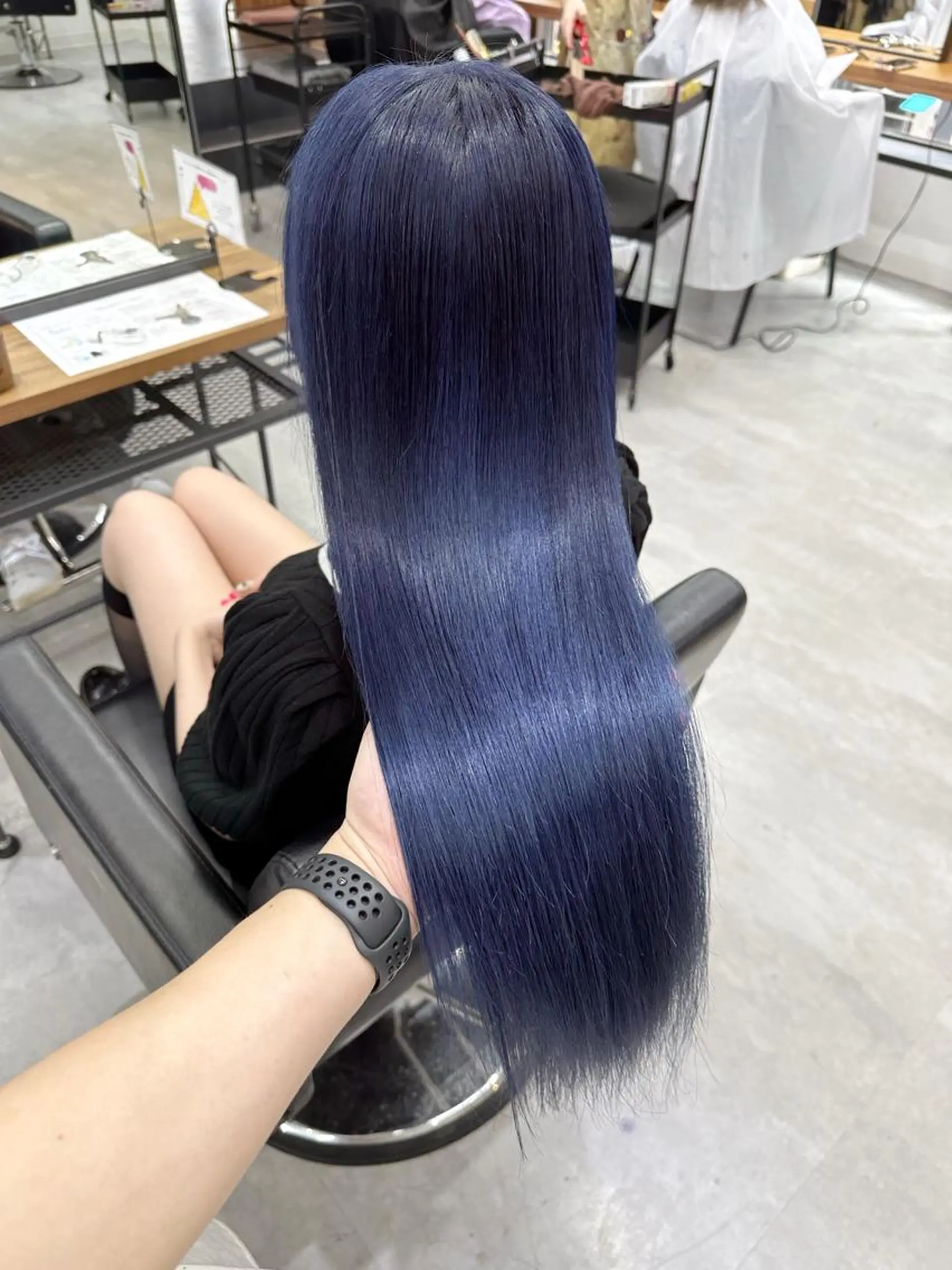 ロング カラー ダブルカラー ハイトーンカラー 髪質改善 ヘアカラー トリートメント 池袋🧡ダブルカラー /馴染ませエクステのヘアスタイル
