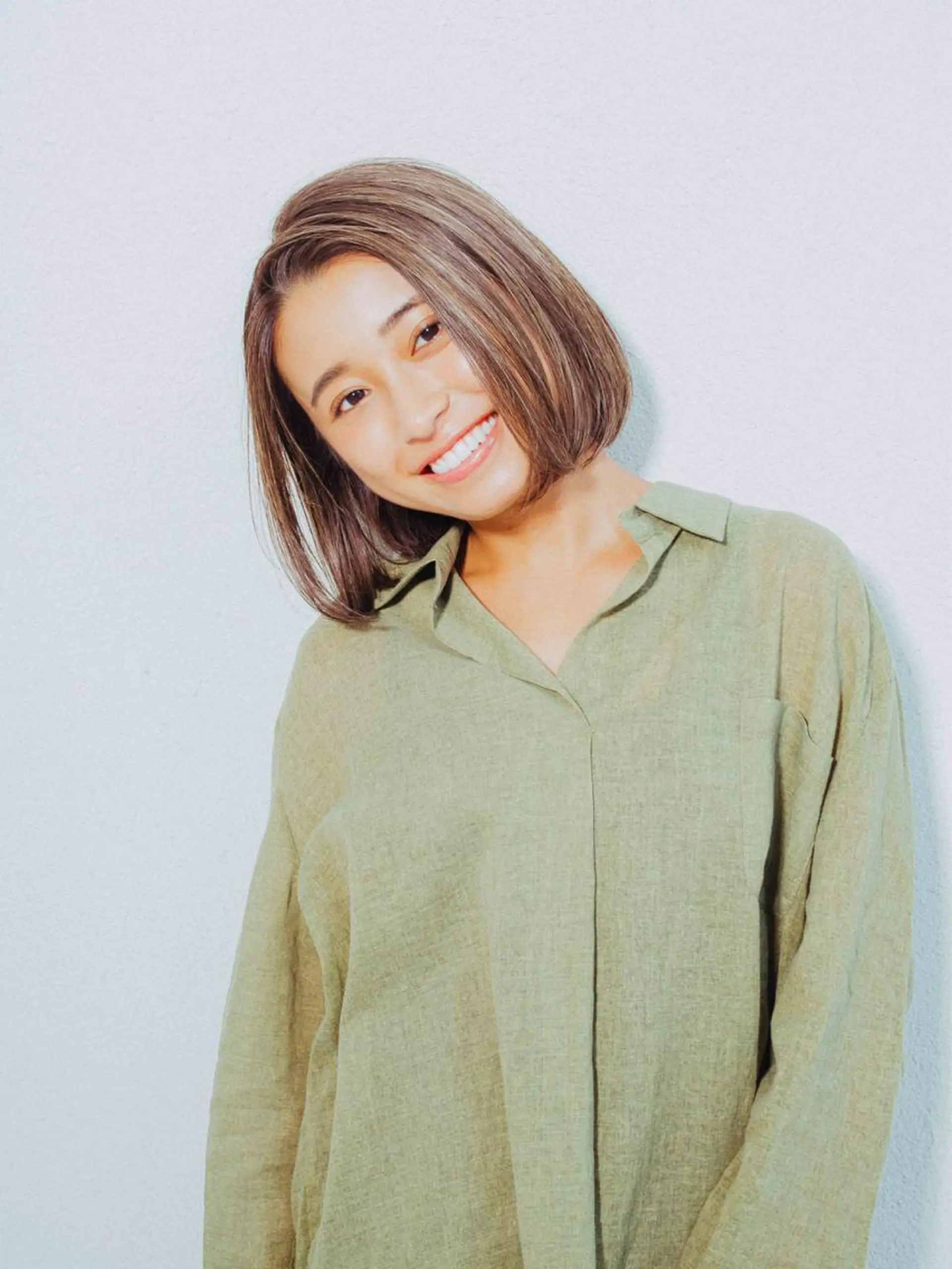 ショート カラー ボブ 相武台ショート特化 💐川崎希💐のヘアスタイル