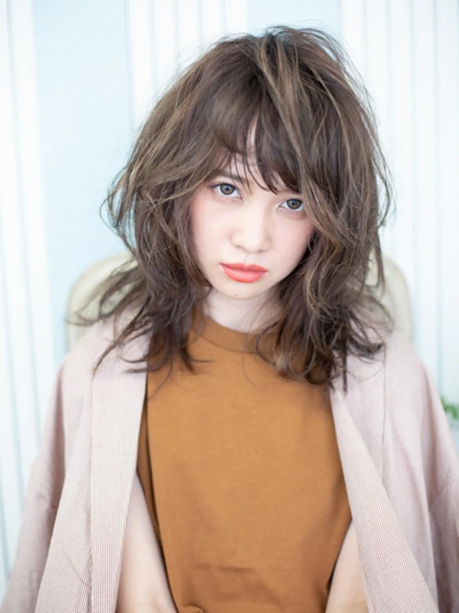 セミロング カラー 【公式】amble luxe池袋東口💛のヘアスタイル
