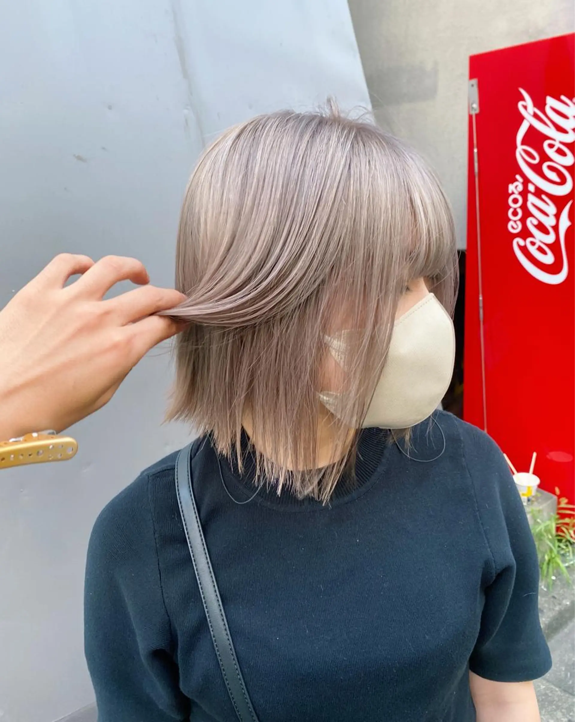 ショート カラー カット ヘアカラー トリートメント レイヤーウルフ エクステ磯部のヘアスタイル