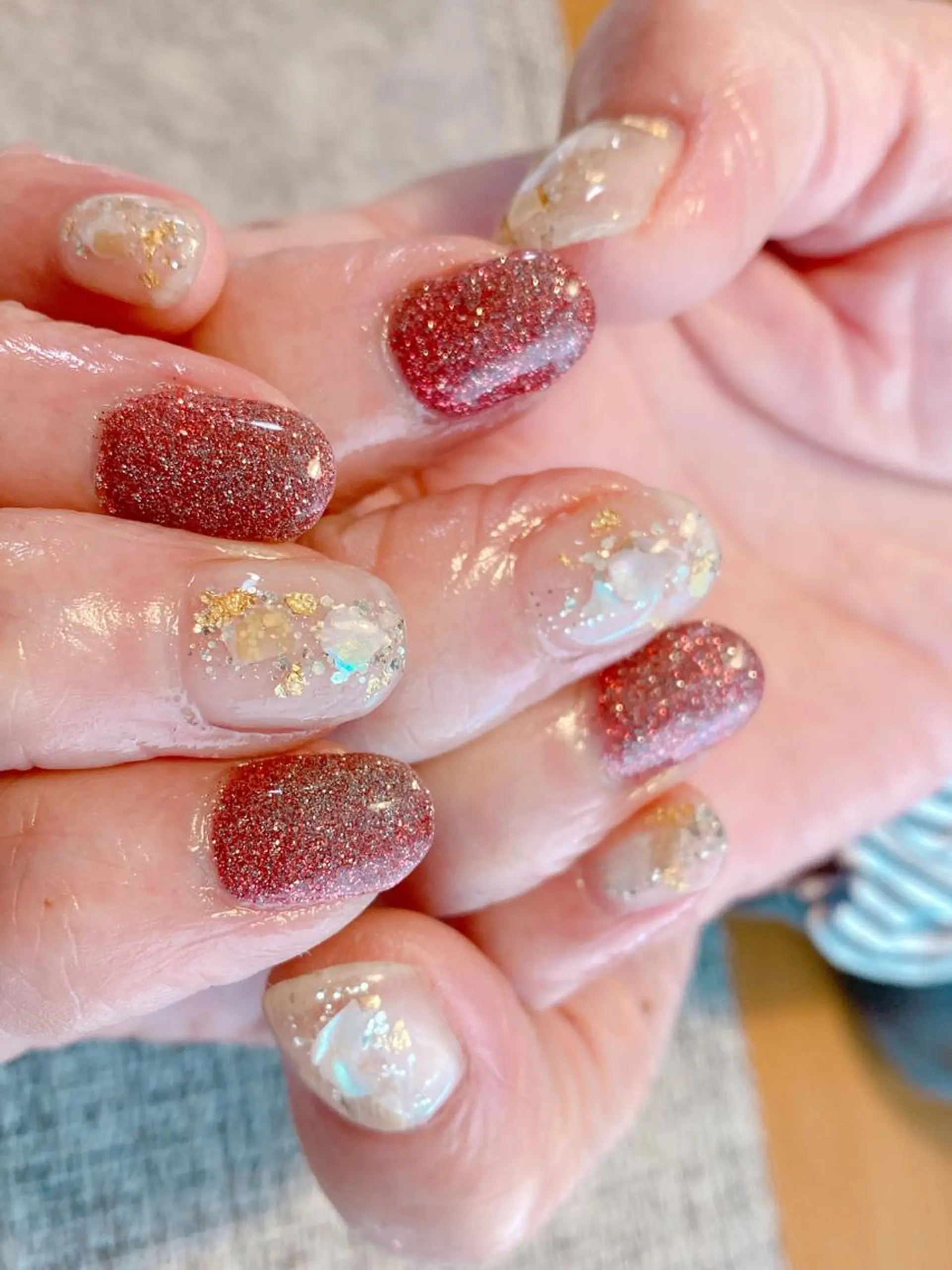 ネイル フラッシュネイル 大人キレイ 𝑁𝑖𝑥𝑖𝑠のネイルデザイン