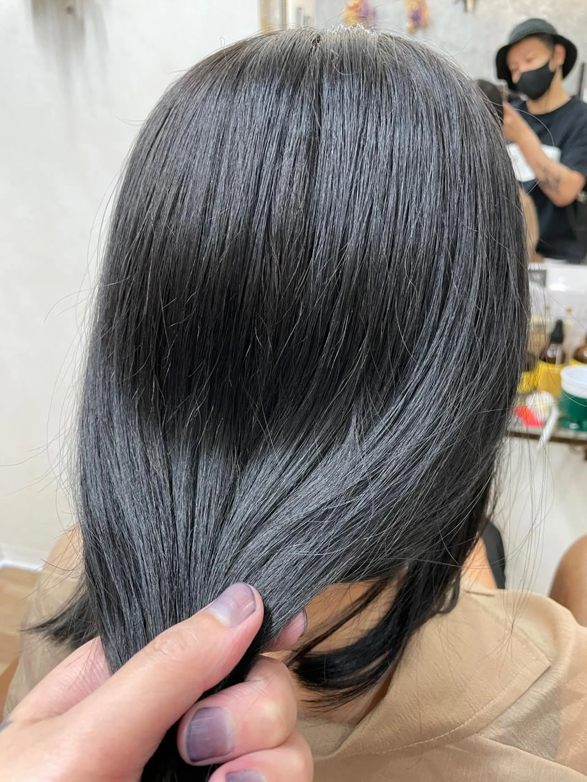 ミディアム カラー ヘアカラー トリートメント TOWA 野村　コウダイのヘアスタイル