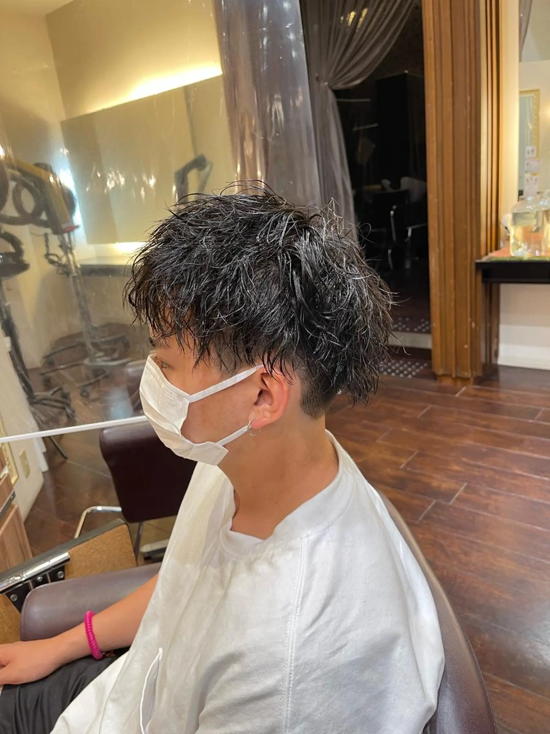 メンズ ヘアカラー トリートメント 髪質改善/縮毛矯正 齊藤謙介のヘアスタイル