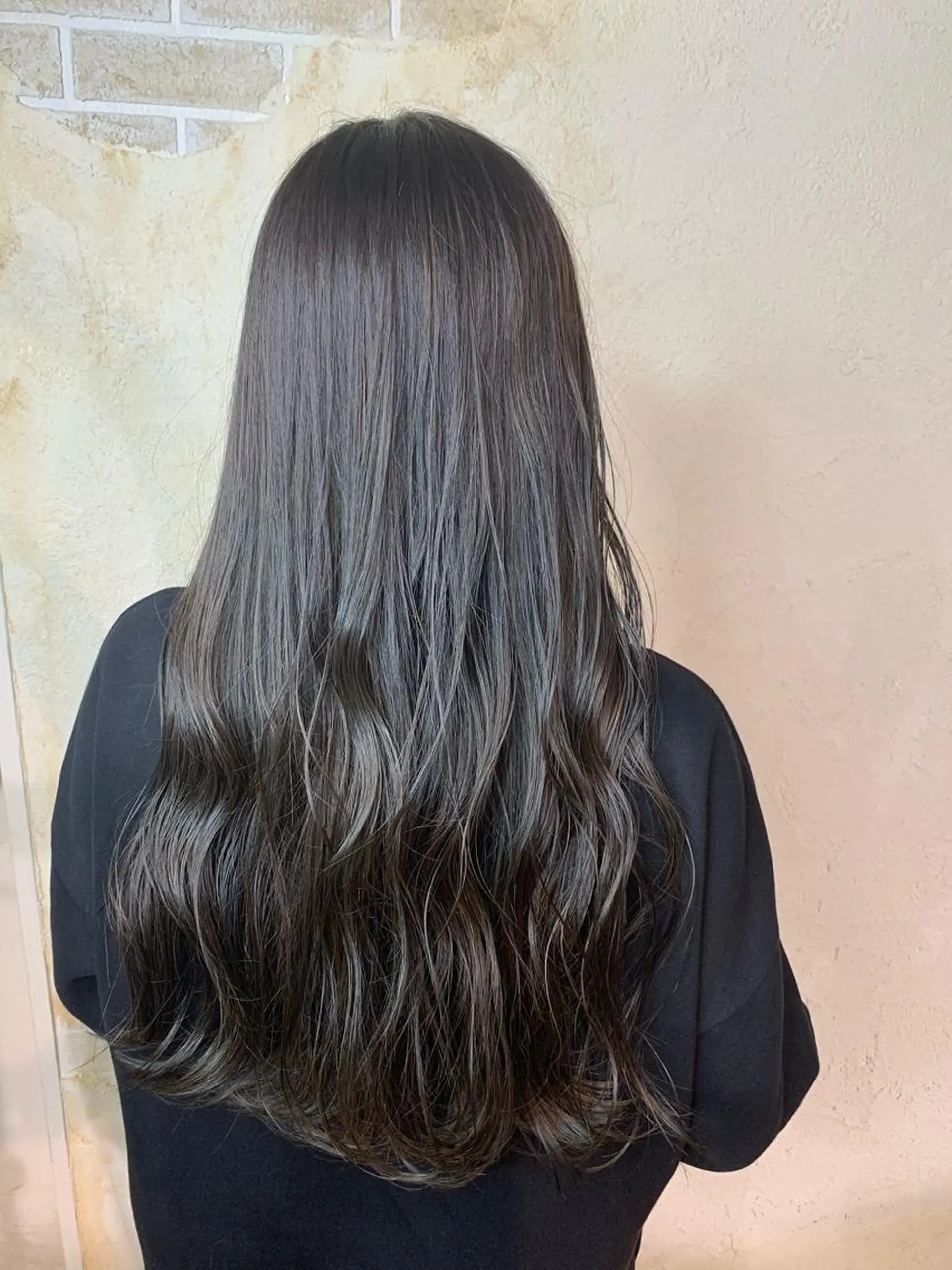 ロング カラー アディクシーカラー ヘアカラー トリートメント ヘアセット 髪質改善色素改善特化 keiのヘアスタイル