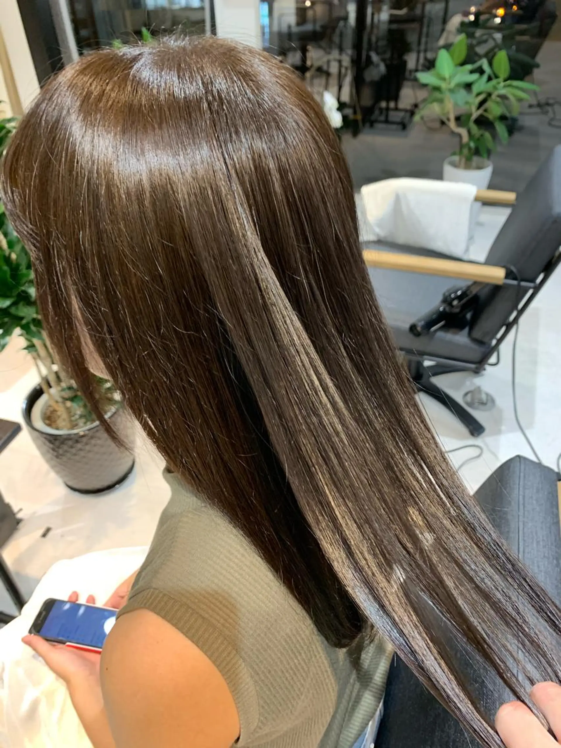 ロング カラー ブラウンカラー カット ヘアカラー トリートメント 高尾亮輔/ AVANCE難波店のヘアスタイル