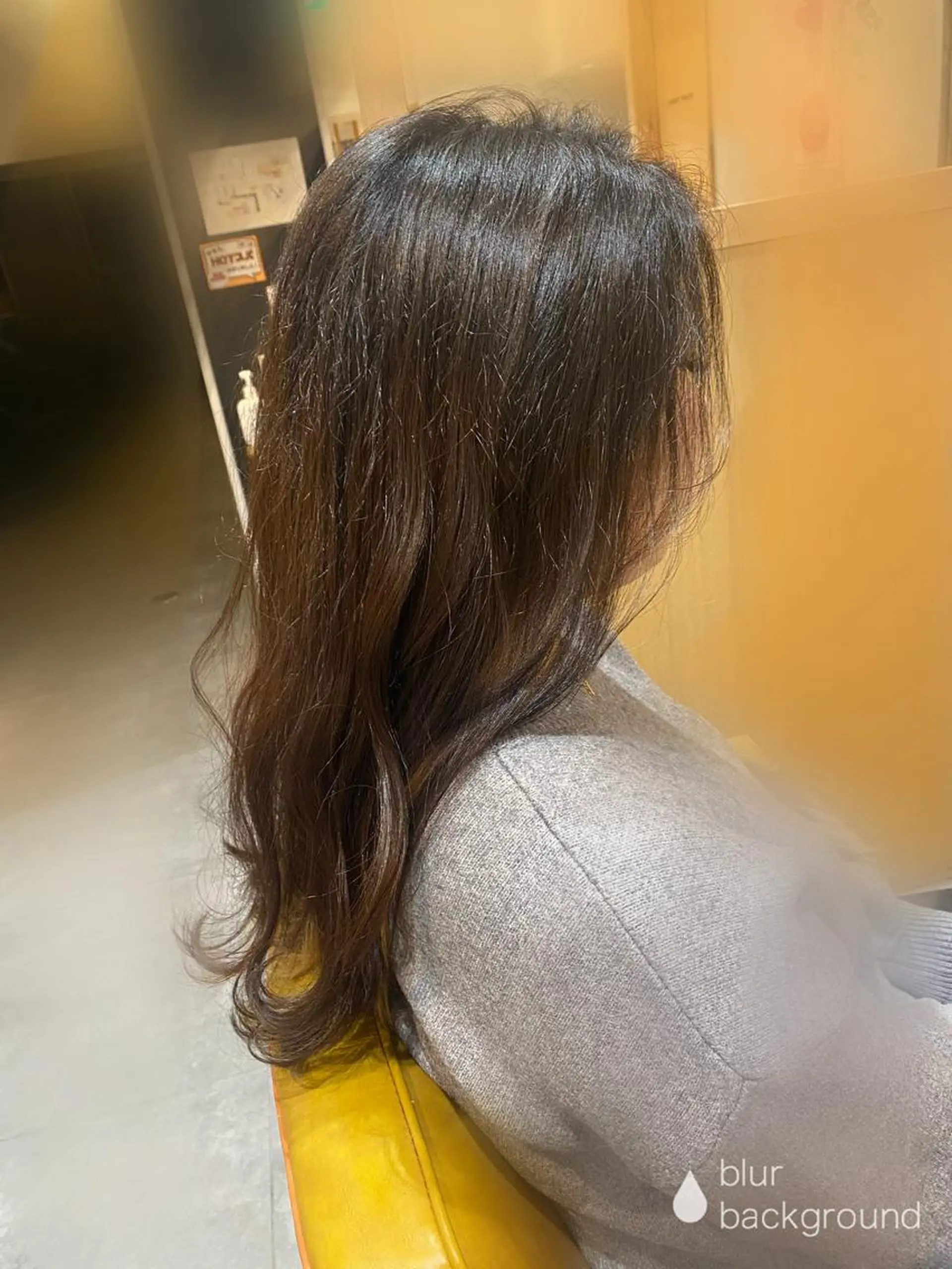 ロング レイヤーカット champ花園所属・古林 彩花のヘアスタイル