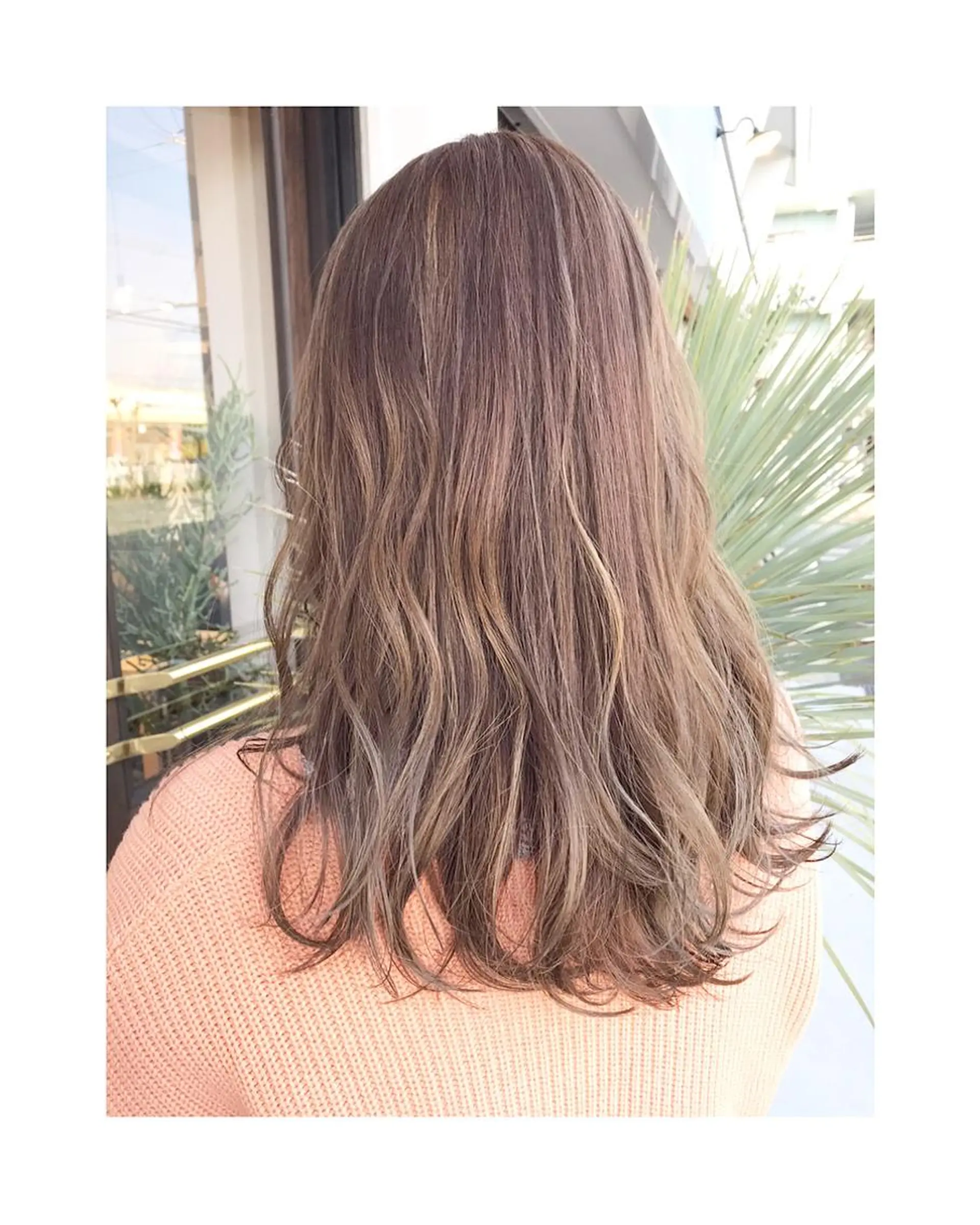 ロング ハイライト 河田 海陽のヘアスタイル