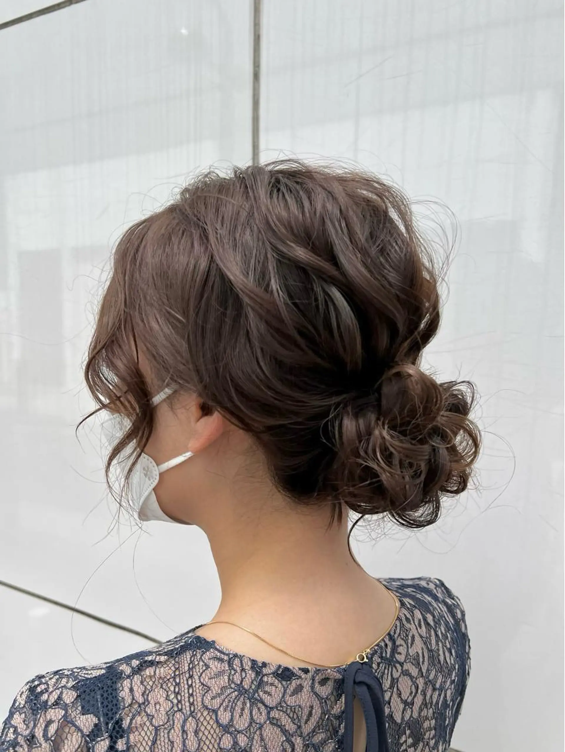 ミディアム ヘアアレンジ ヘアセット le'a所属・谷町/Le'a /竹原詩緒奈のヘアスタイル