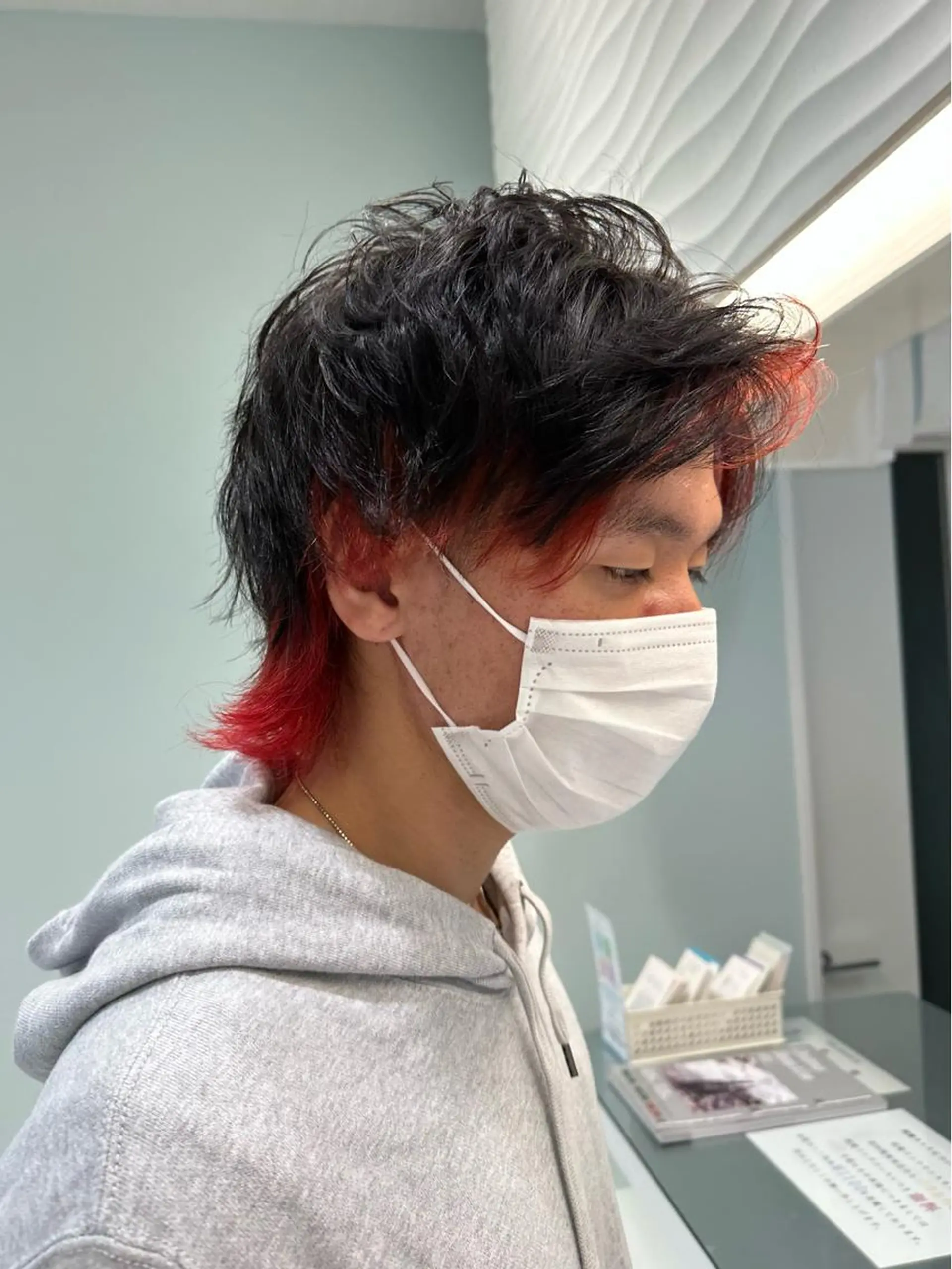ショート カラー メンズ 中川 茜里のヘアスタイル