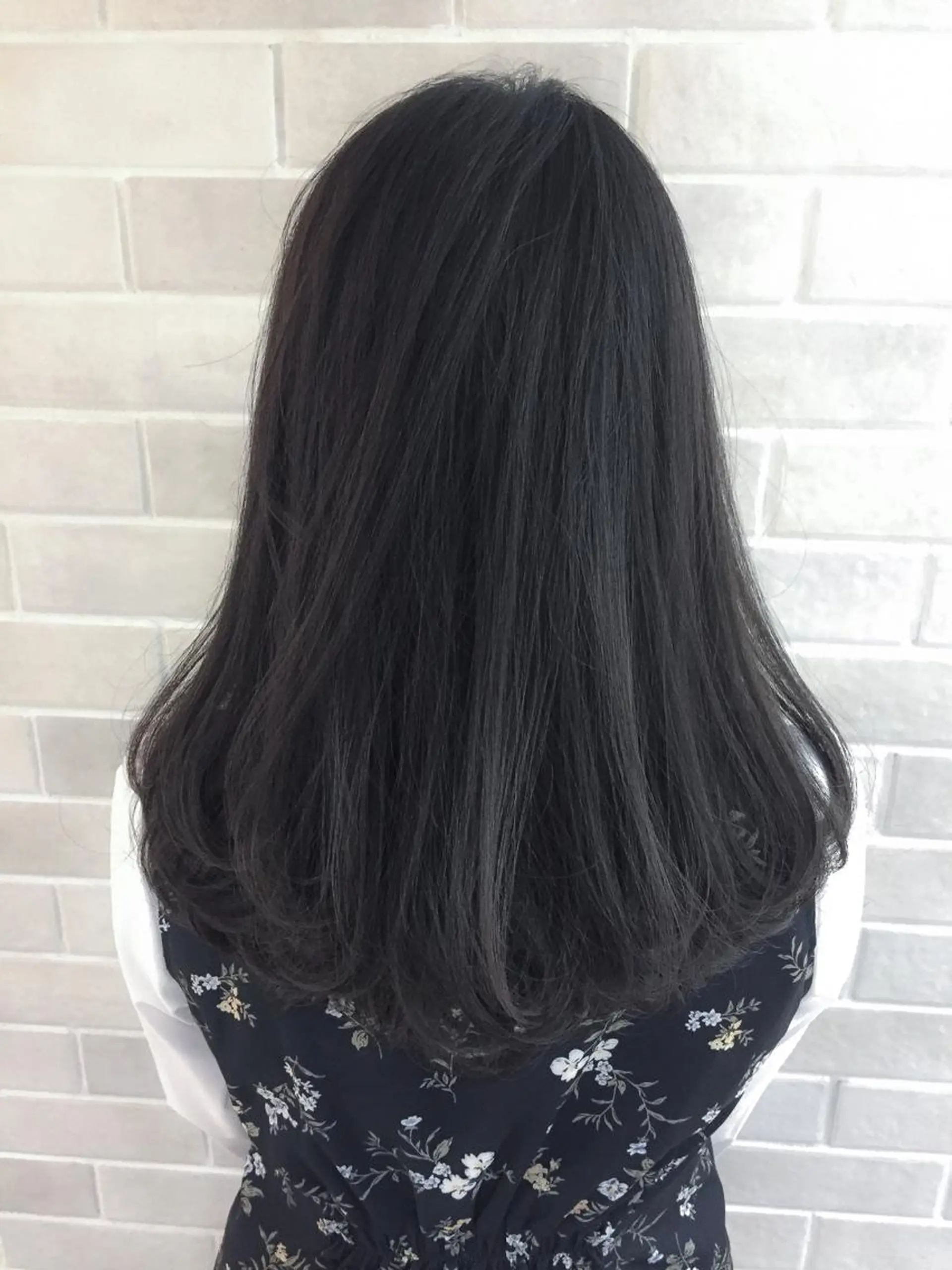 ロング カラー ブルーカラー ブルージュ ハイライトカラー ハイライト 韓国系ダブルカラー✨ ハイライト専門✨春日のヘアスタイル