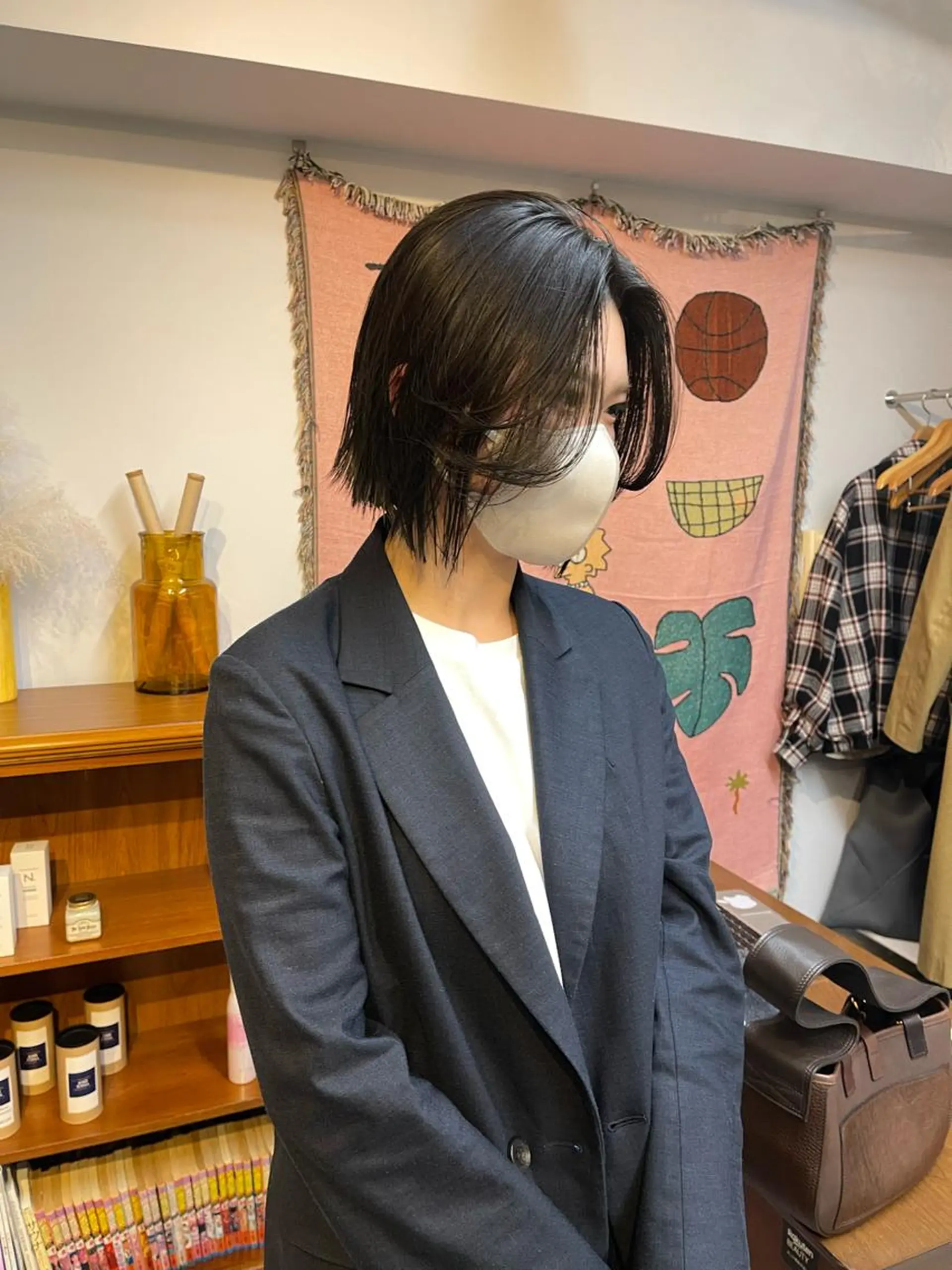 ショート カラー 顔まわりレイヤー レイヤーカット カット トリートメント 丁寧なカウンセリング 🌿KENTA🌿のヘアスタイル