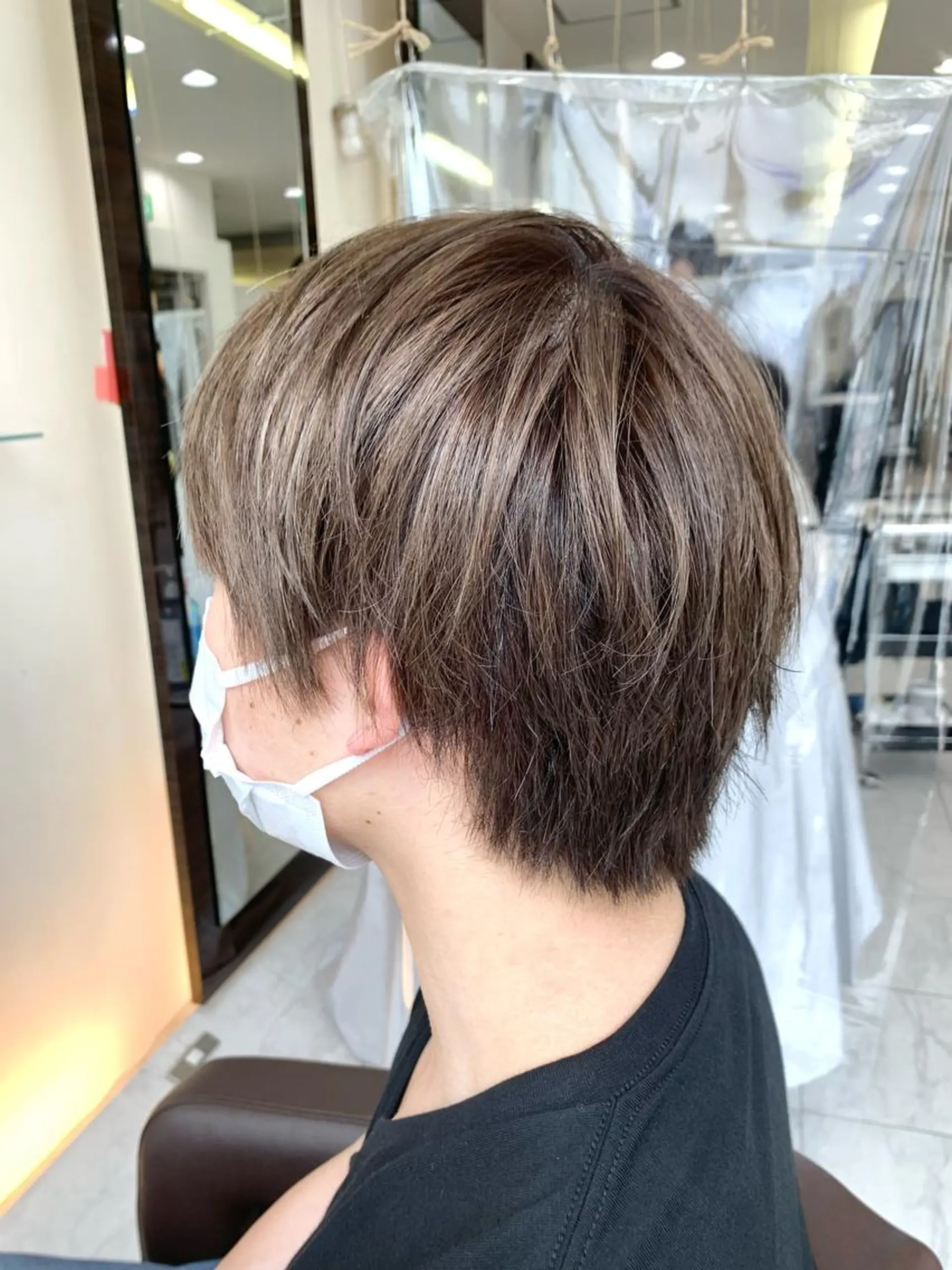 キッズ RIKA💙パーマ 艶カラー💙のヘアスタイル