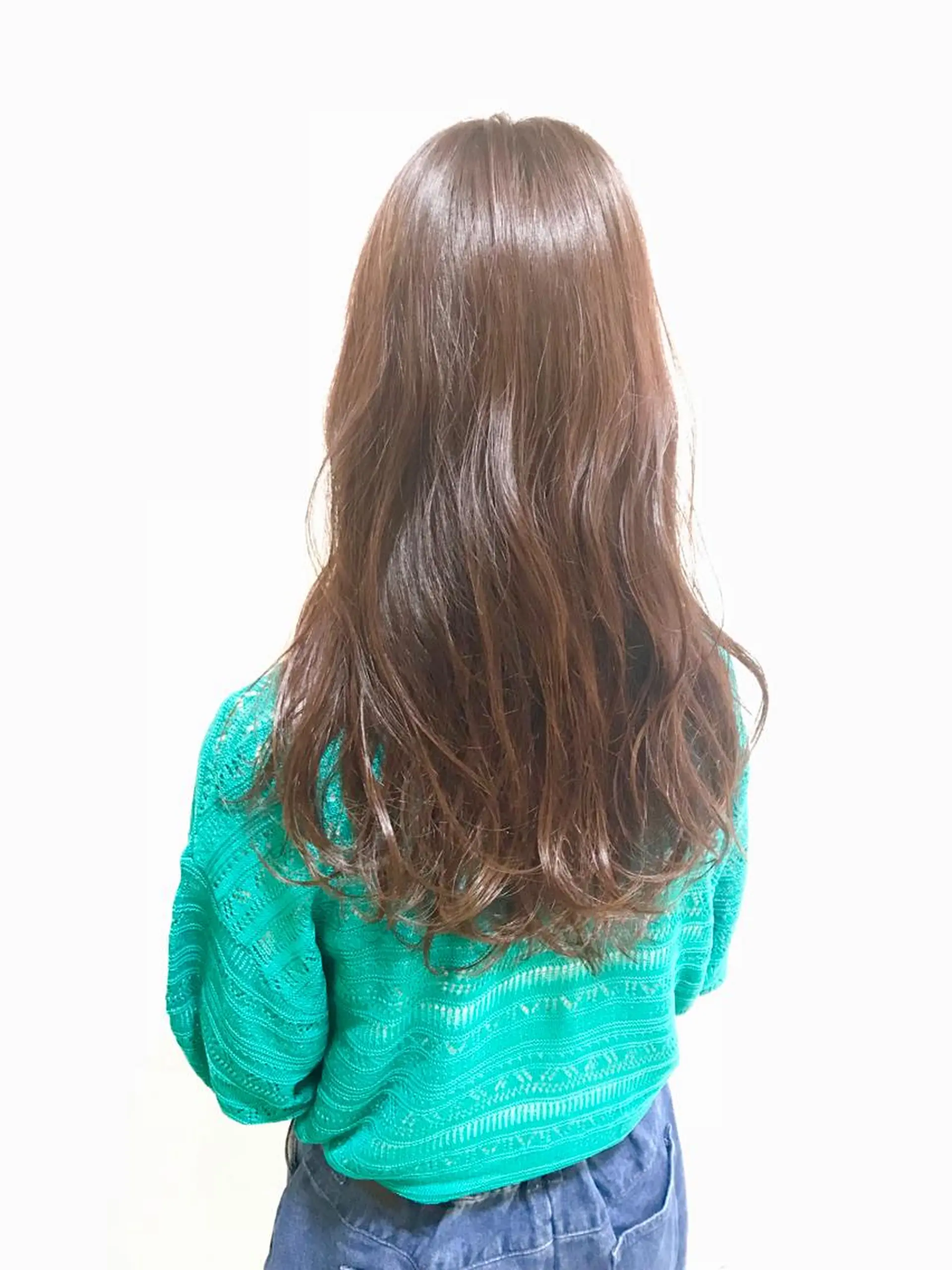 ロング カラー ブラウンカラー ピンクカラー ピンクブラウン ヘアカラー トリートメント chiyo yasuのヘアスタイル